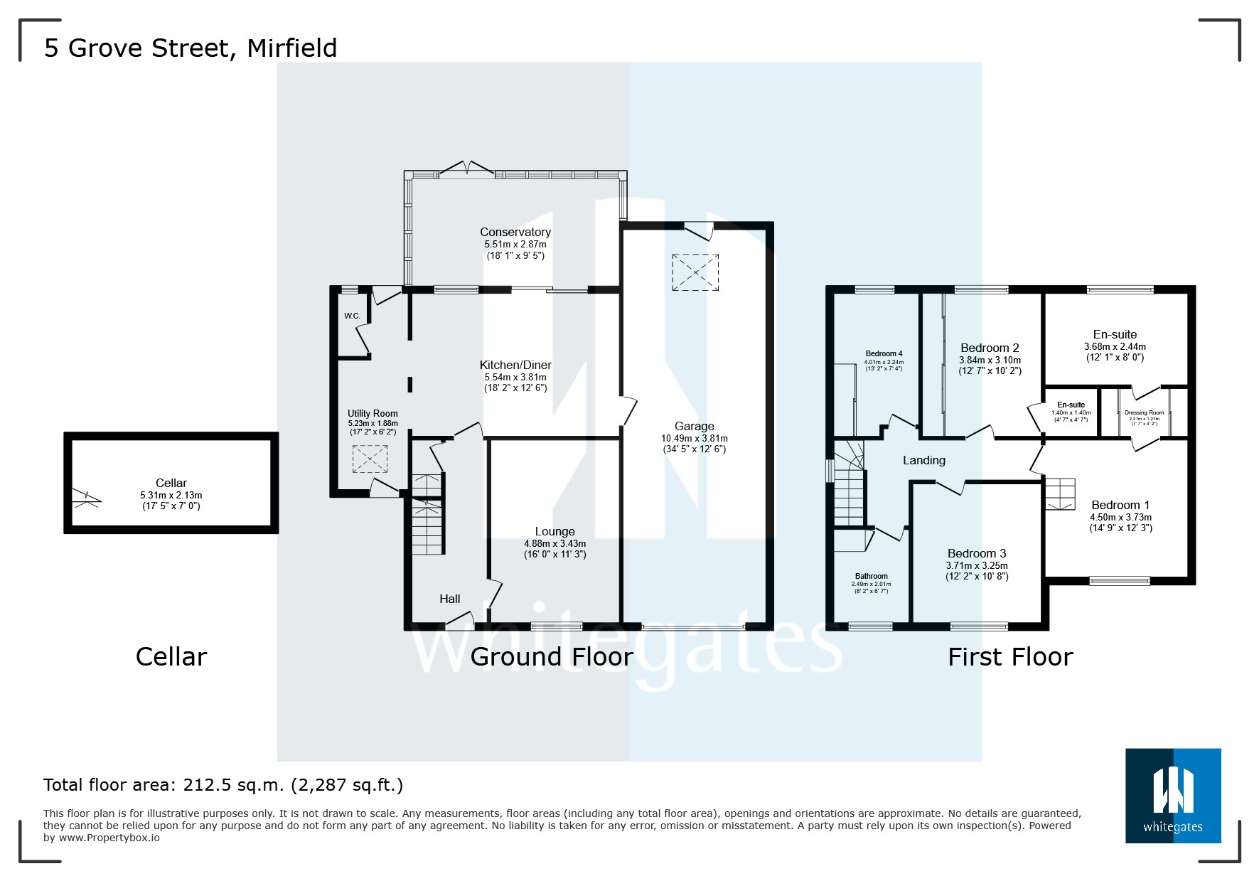 5, Grove Street, Mirfield floorplan