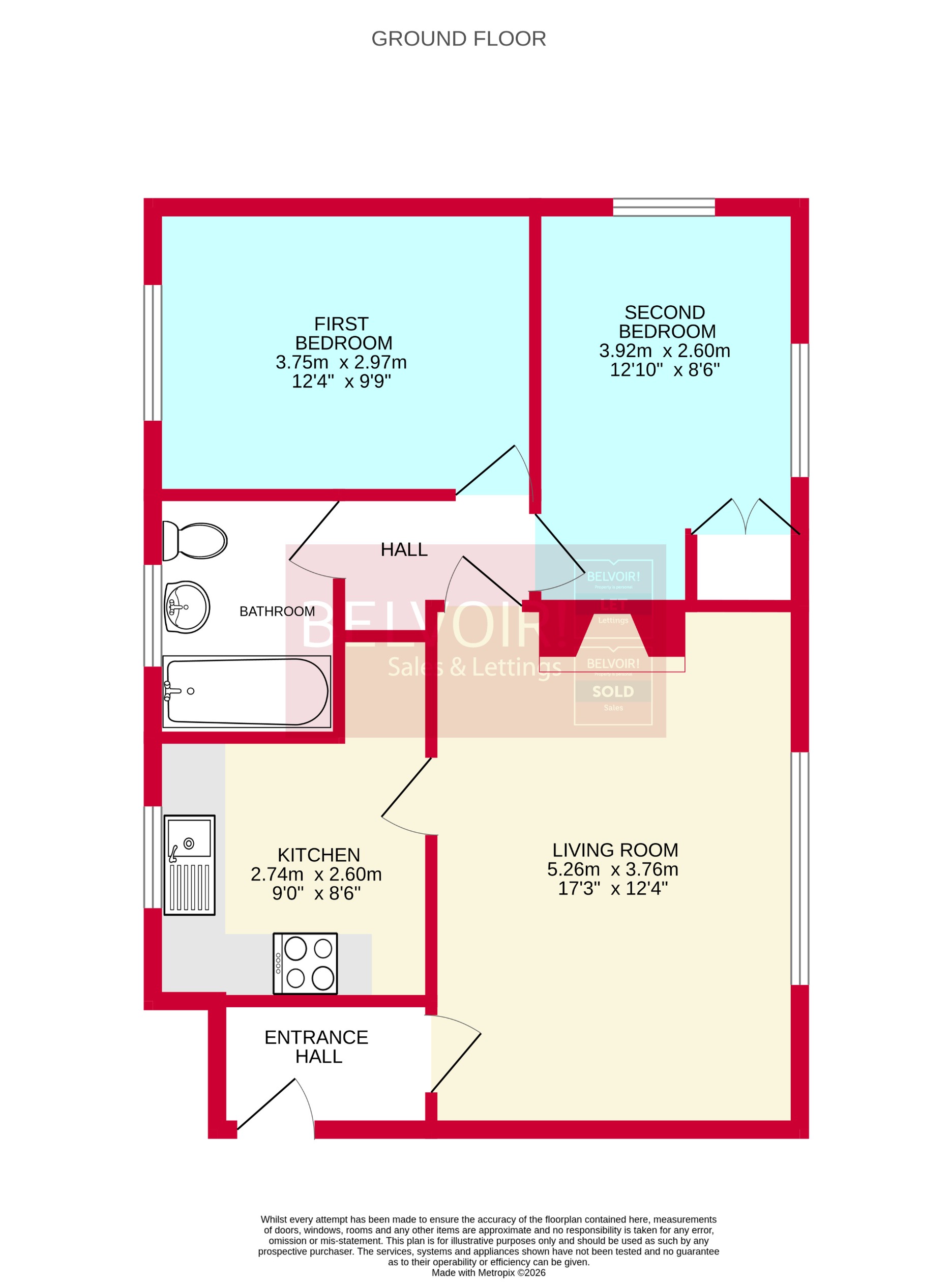 72, King Street Bradley, Wolverhampton floorplan