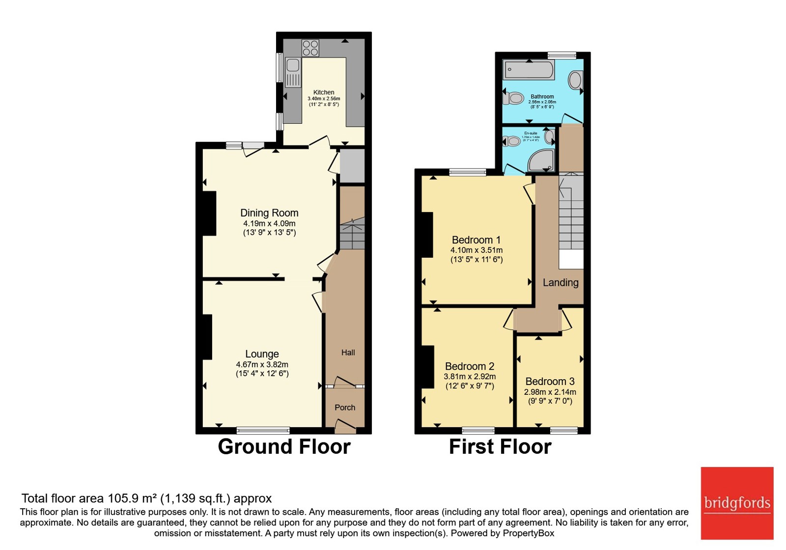 Watkin Lane, Preston floorplan