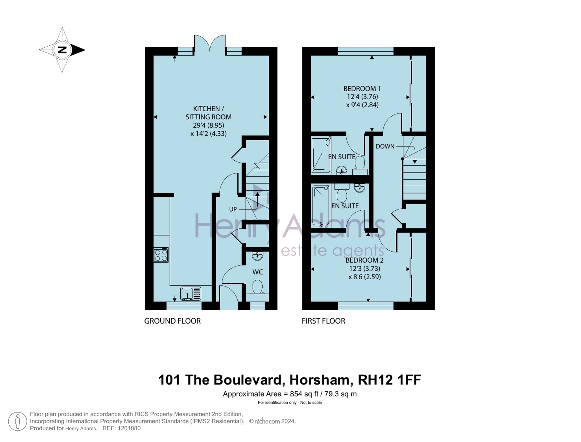 101 The Boulevard, Horsham floorplan