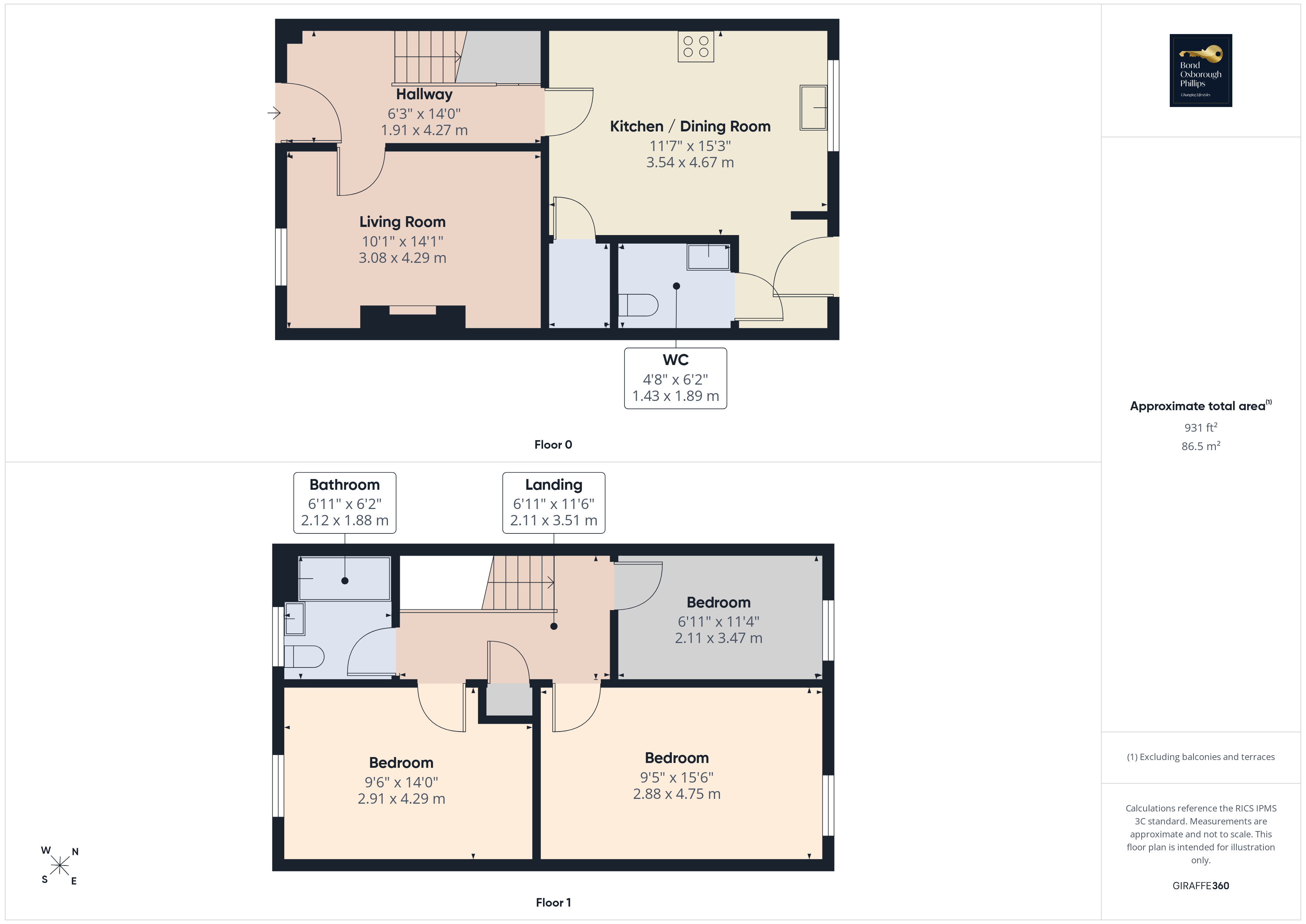 32, Trevarner Meadow, Cornwall floorplan