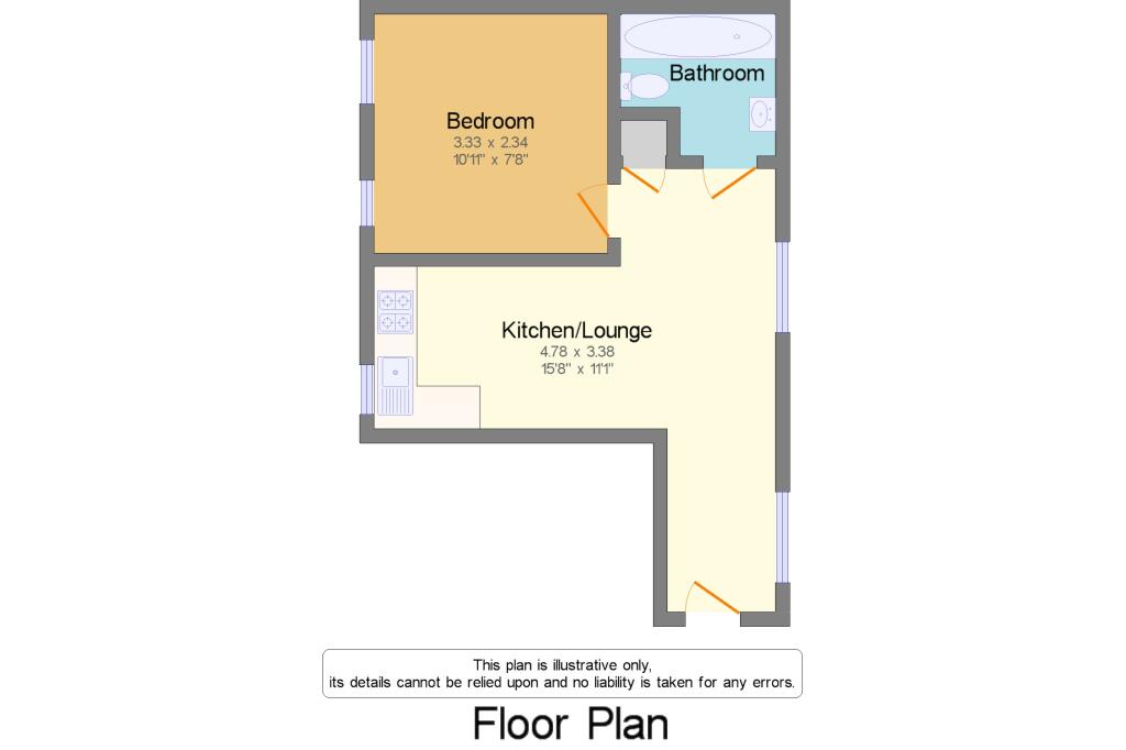 Flat 3, 164, High Street, Hampshire floorplan