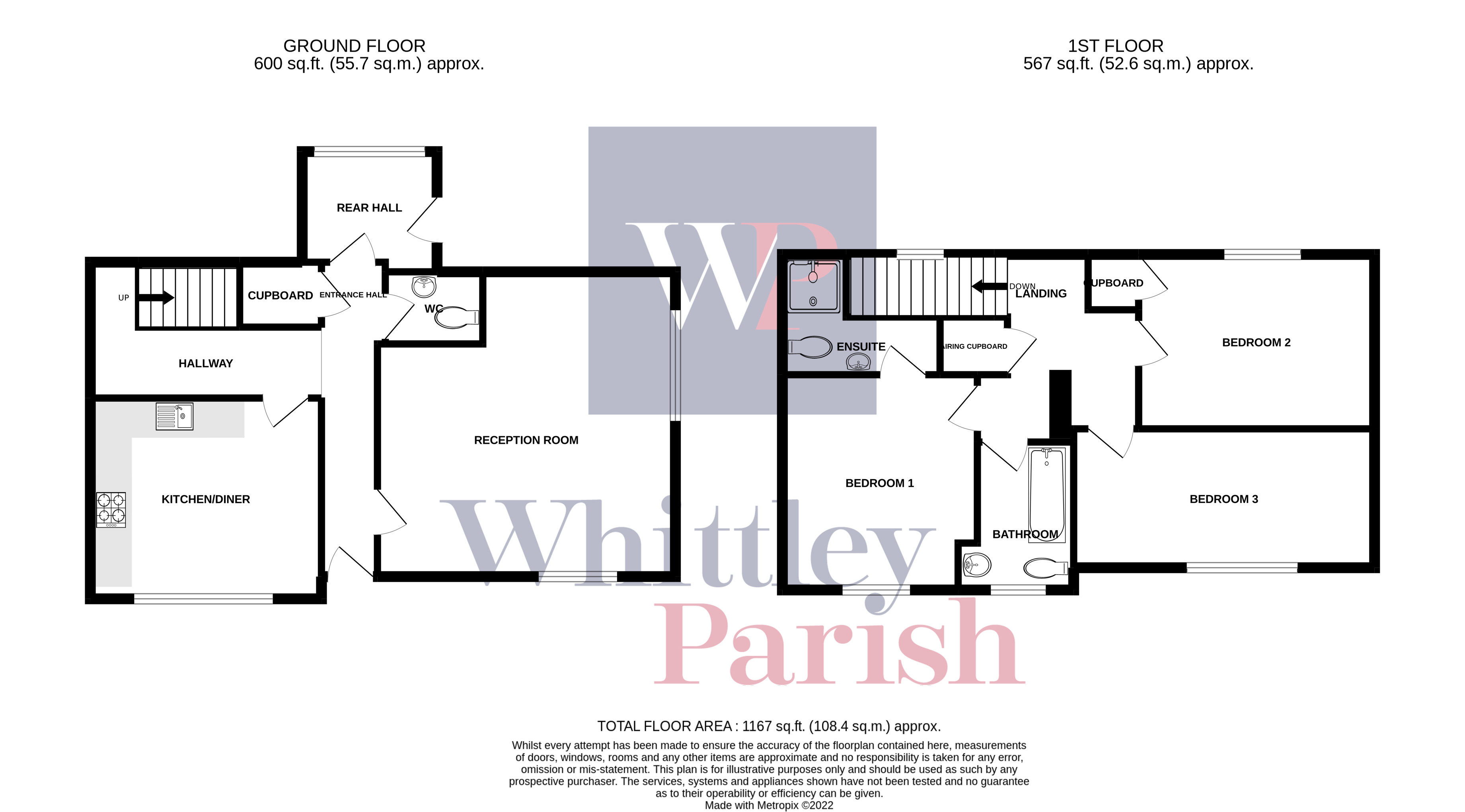 3 Simonds Court, The Street, Diss floorplan