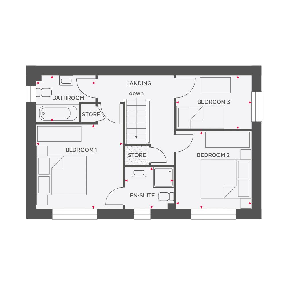 Plot 17 The Acacia Phase 2, Garstang Road, Preston floorplan