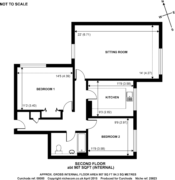 2 Bedrooms Flat to rent in Ashley Road, Walton-On-Thames KT12