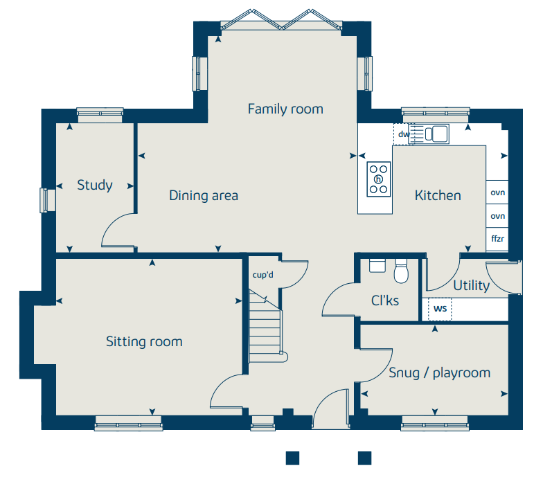 1, Evesham Road, Stratford-Upon-Avon floorplan