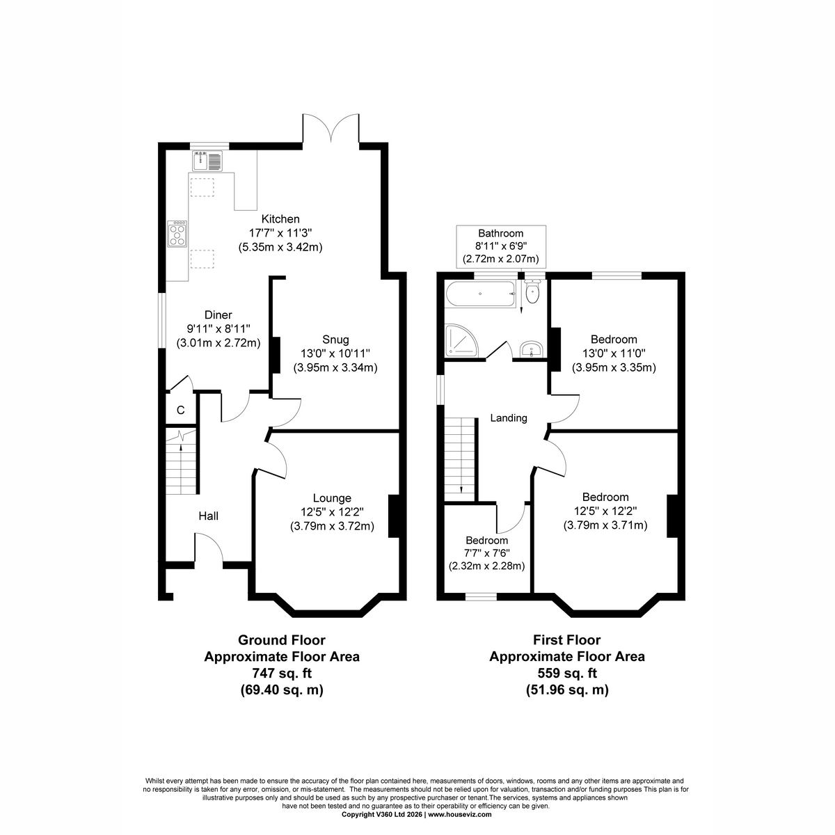 19, Sandall Rise, Doncaster floorplan