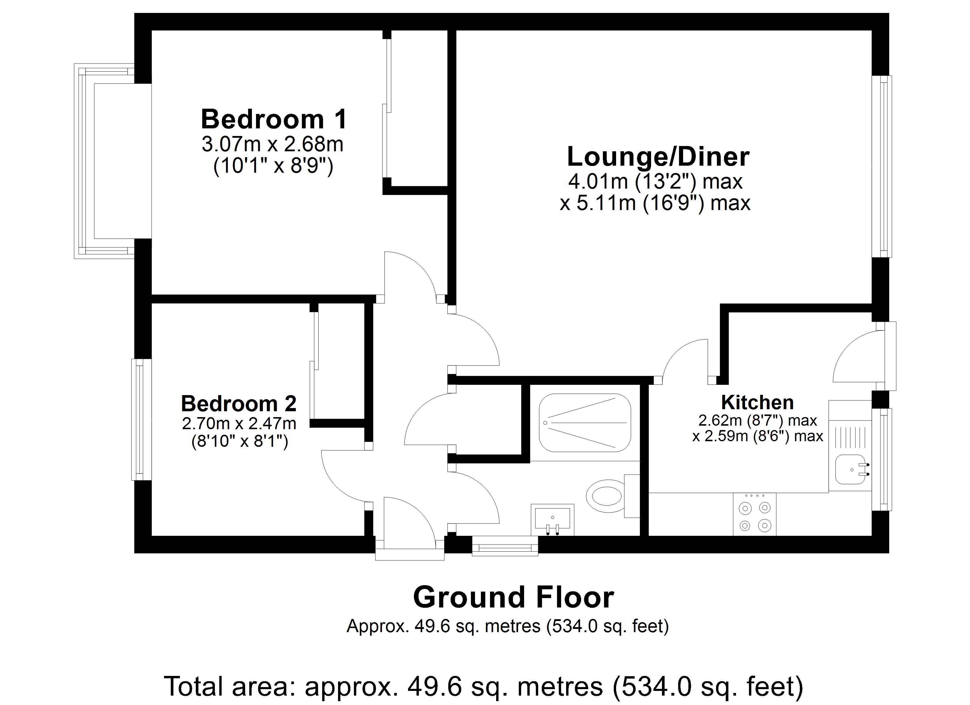 5, Ingram Place, Westbury floorplan