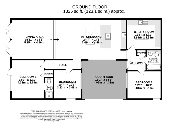 Triley Court, Old Hereford Road, Abergavenny floorplan
