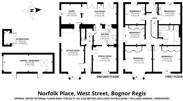 2 Norfolk Place,, West Street, West Sussex floorplan