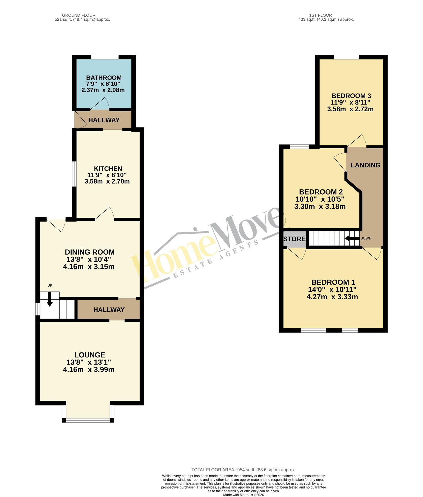 34, Alexandra Road, Skegness floorplan