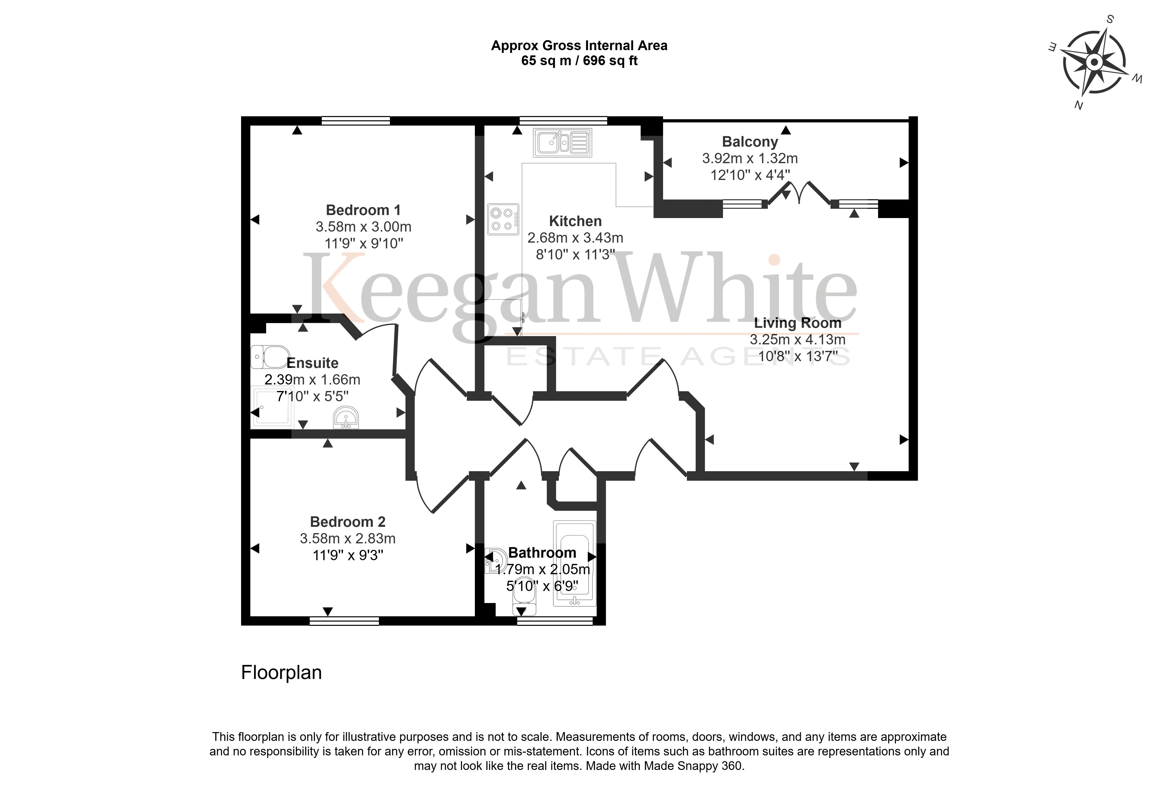 26, Grange Drive, High Wycombe floorplan