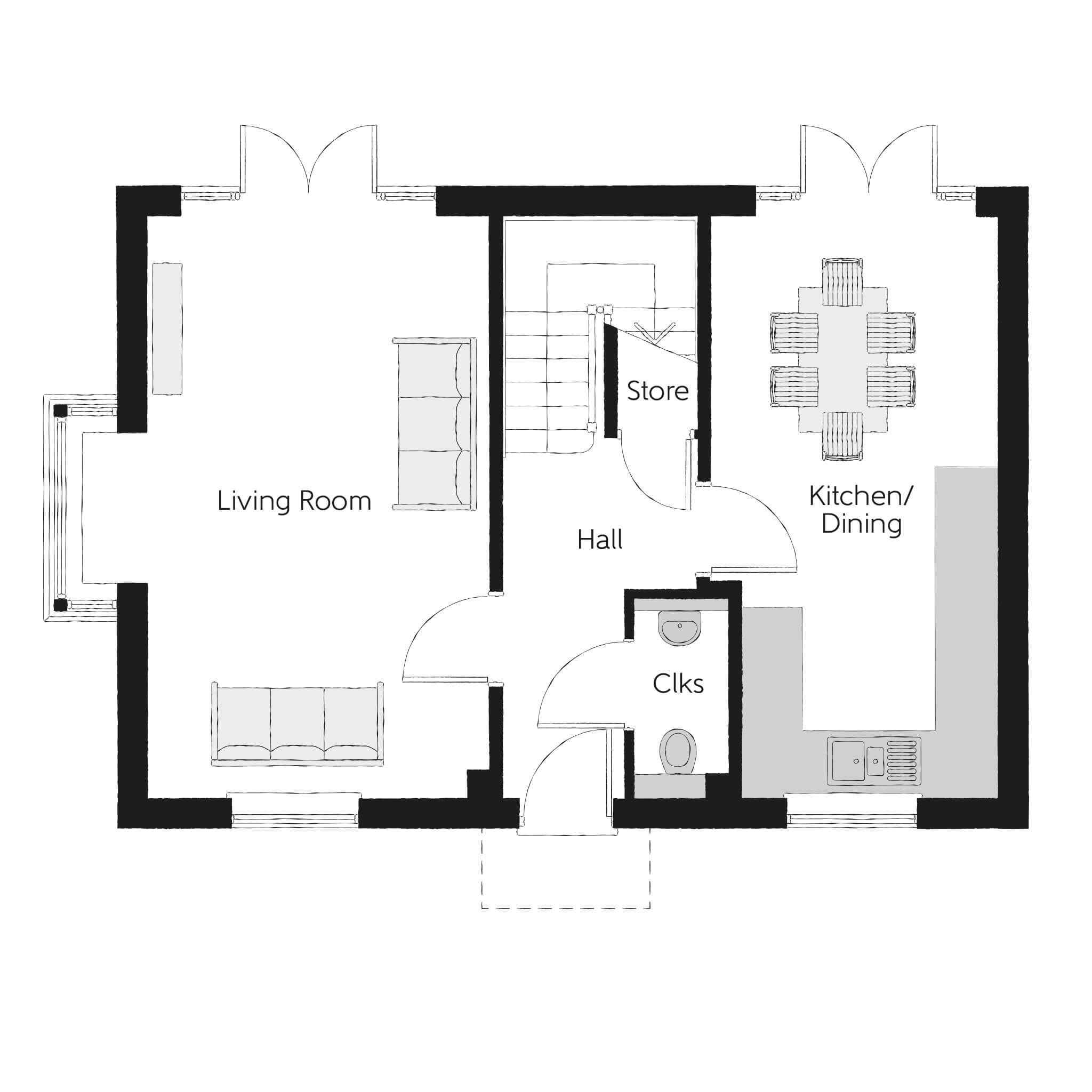 124, 40 Redding Road, Leighton Buzzard floorplan