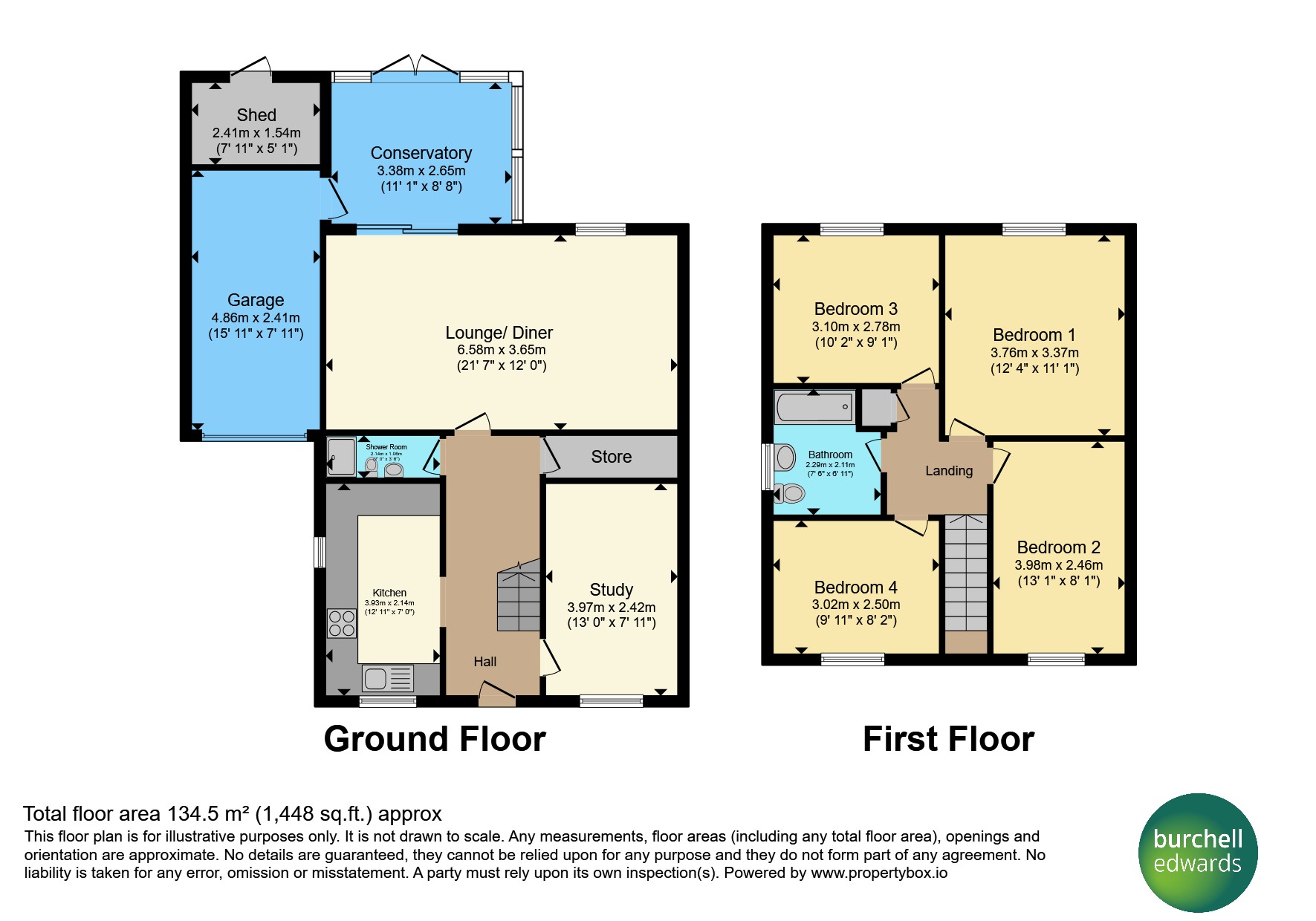 73, Lambourn Drive, Derby floorplan