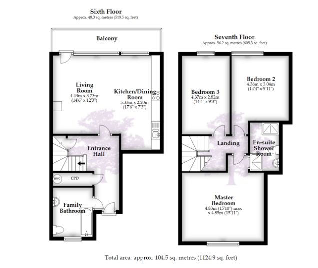 99, Bristol floorplan