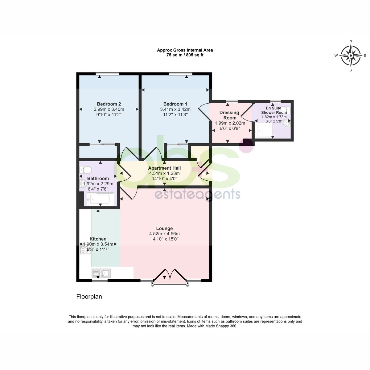 Flat 6, 115 South Street, Elgin IV30 1JD floorplan