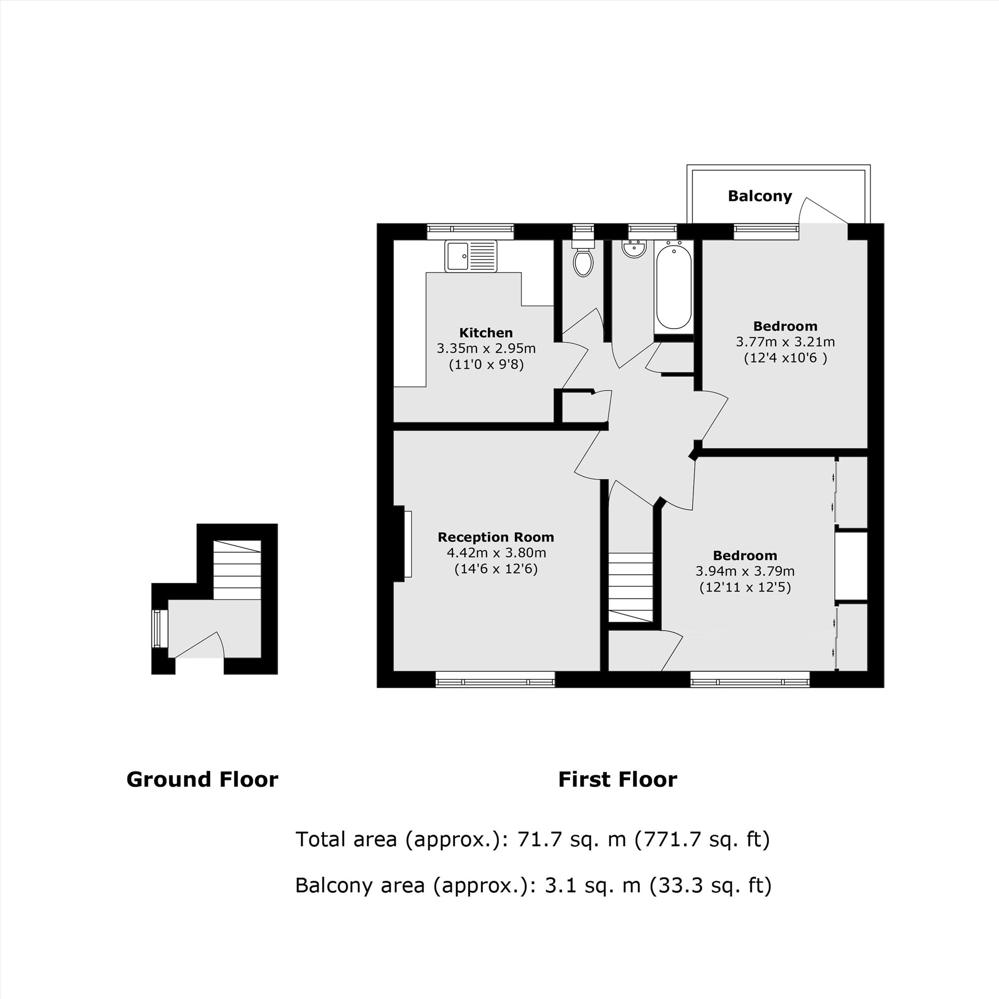 3, Sterling Avenue, Edgware floorplan