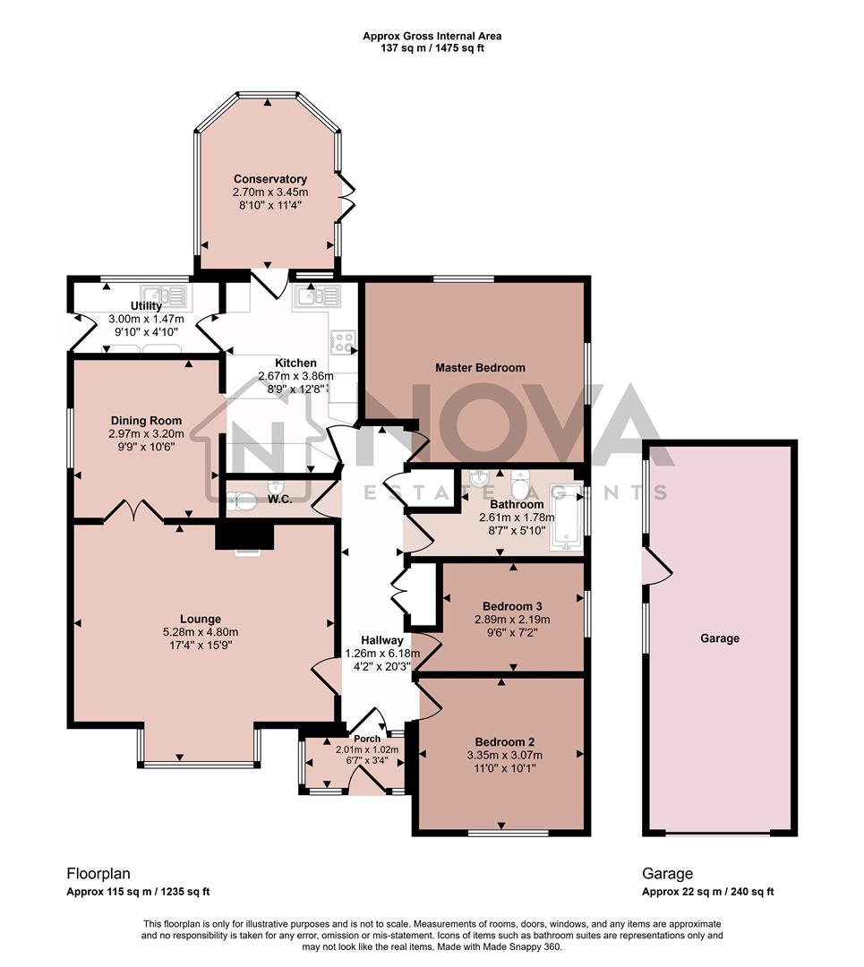 2, Dahlia Close, Luton floorplan