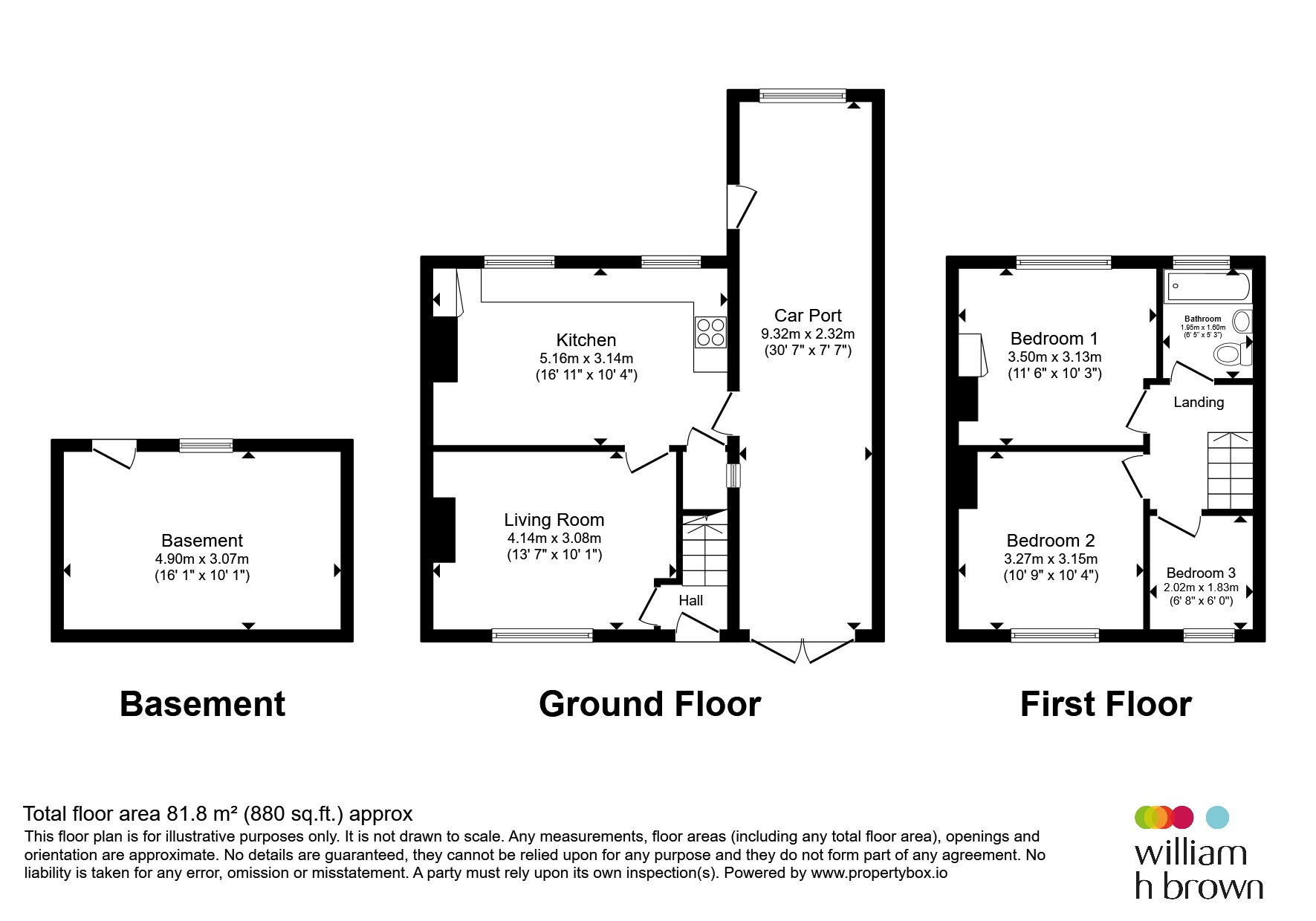 56, Hartington Road, Chesterfield floorplan
