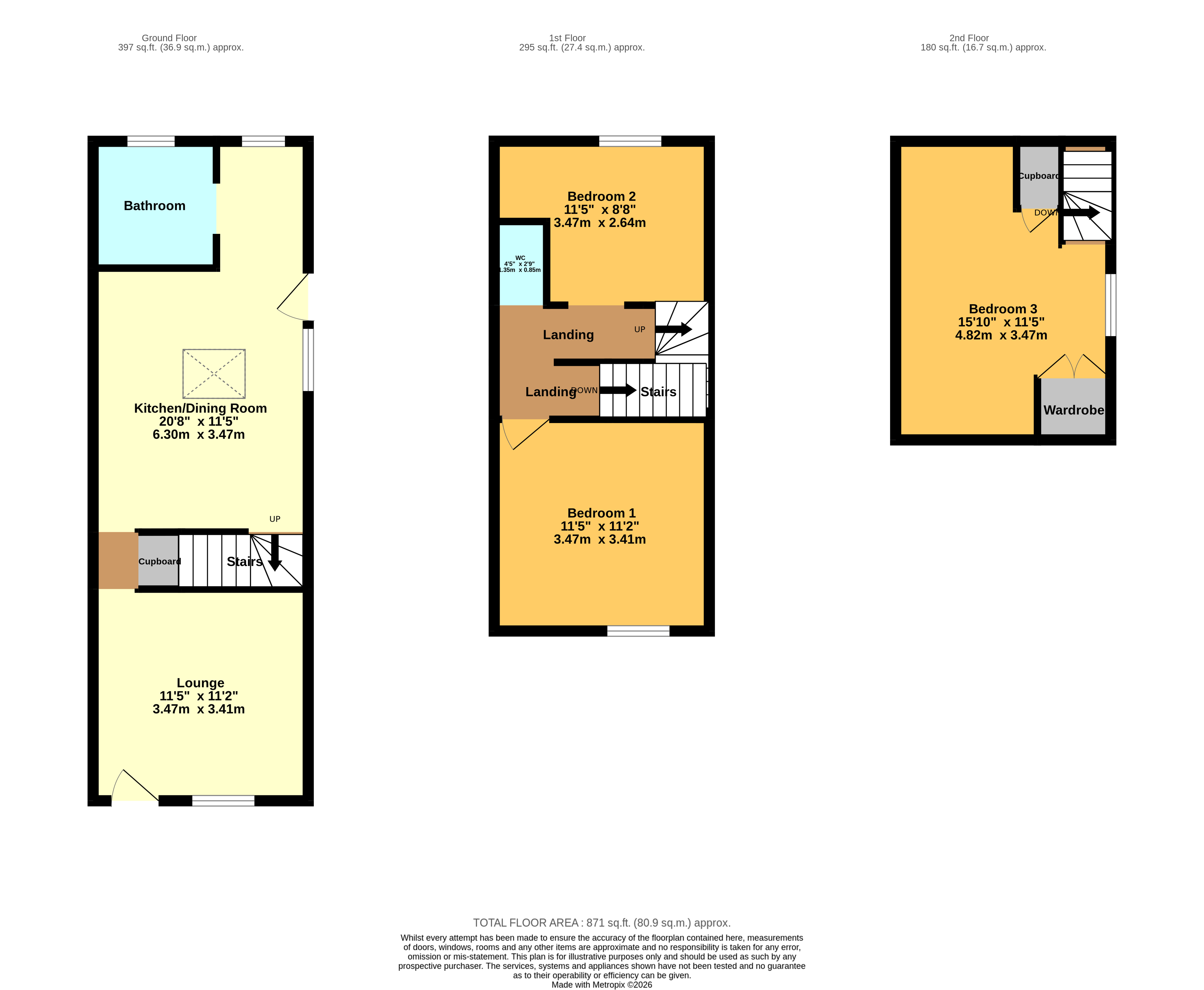 2, Regis Road, Wolverhampton floorplan