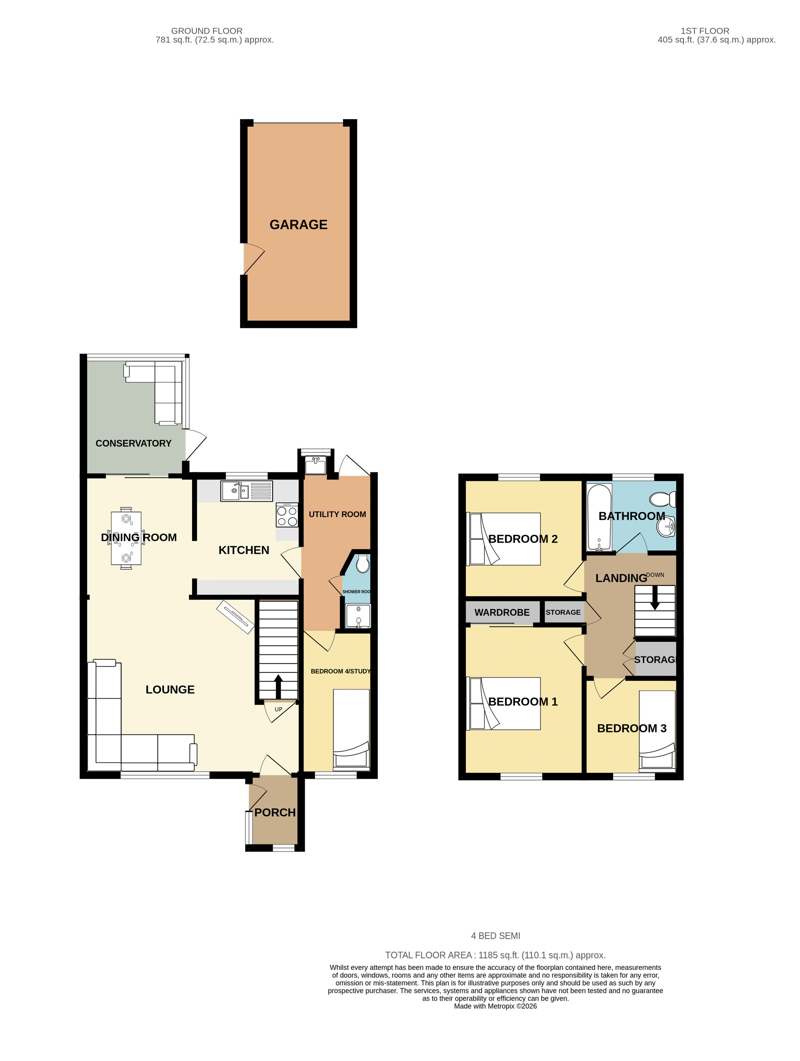 10, Polgrain Road, Camborne floorplan