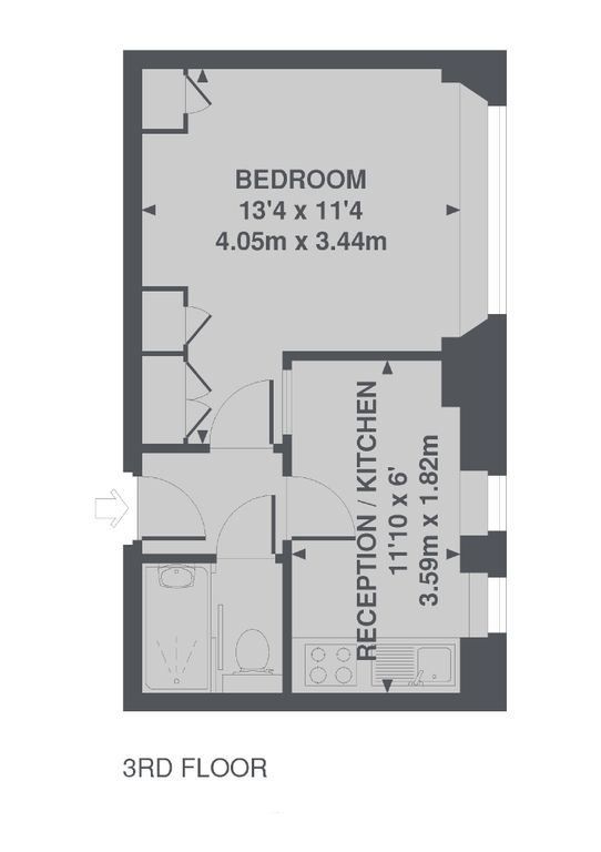 27 Sussex Court, Spring Street, London floorplan