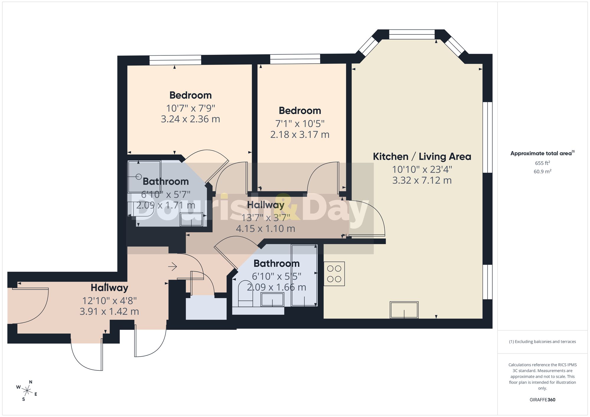 16 Anderson House Hollins Drive, Stafford floorplan