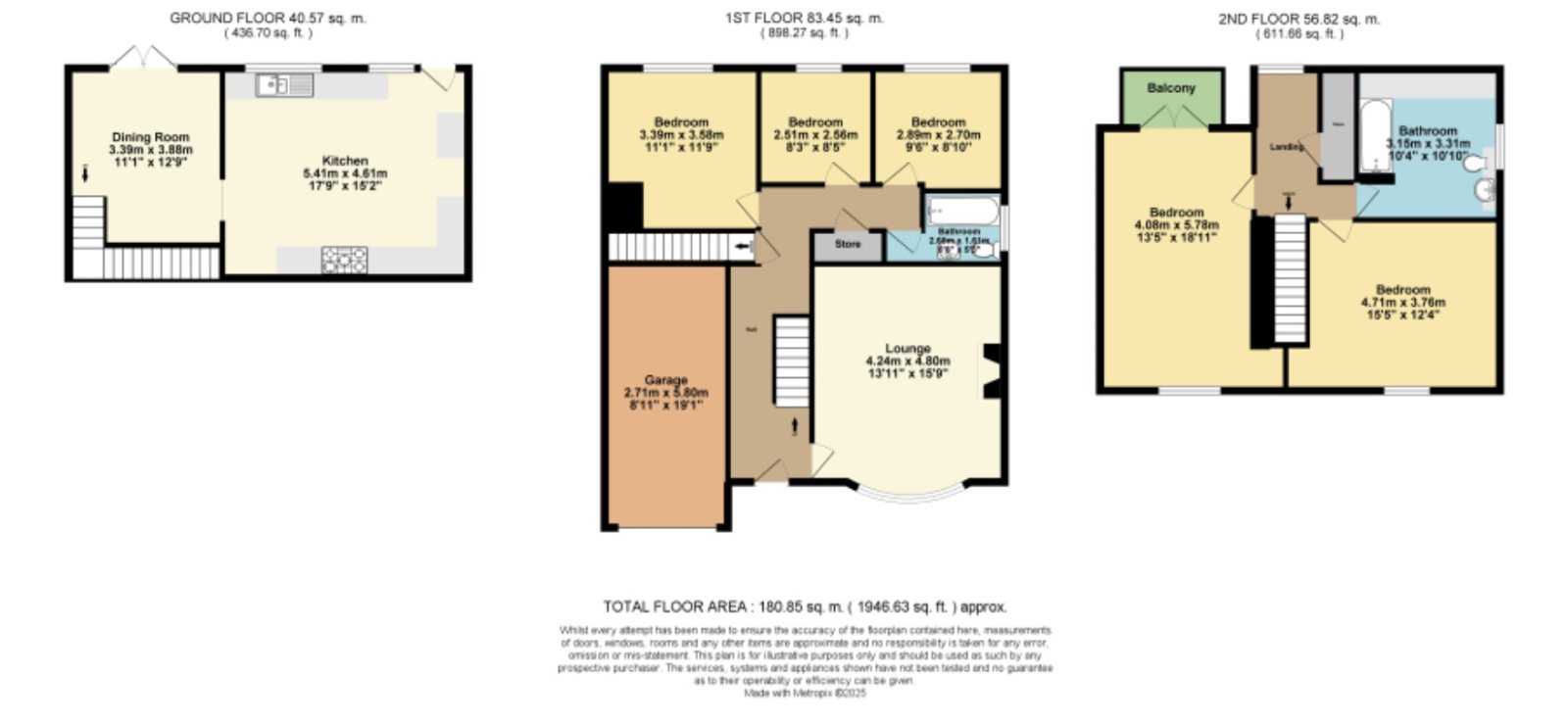10A, Castle Avenue, Kent floorplan