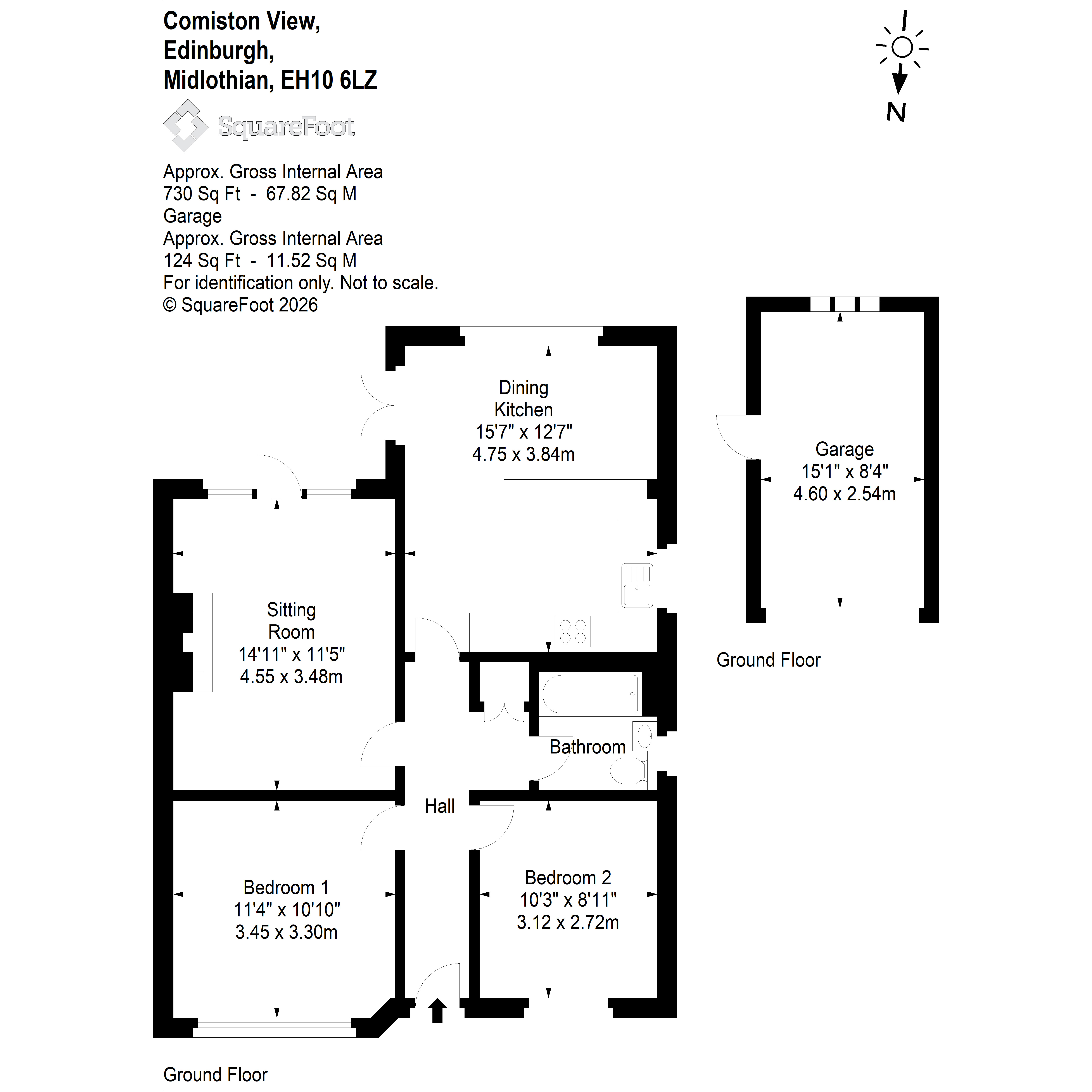 65, Comiston View, Edinburgh floorplan