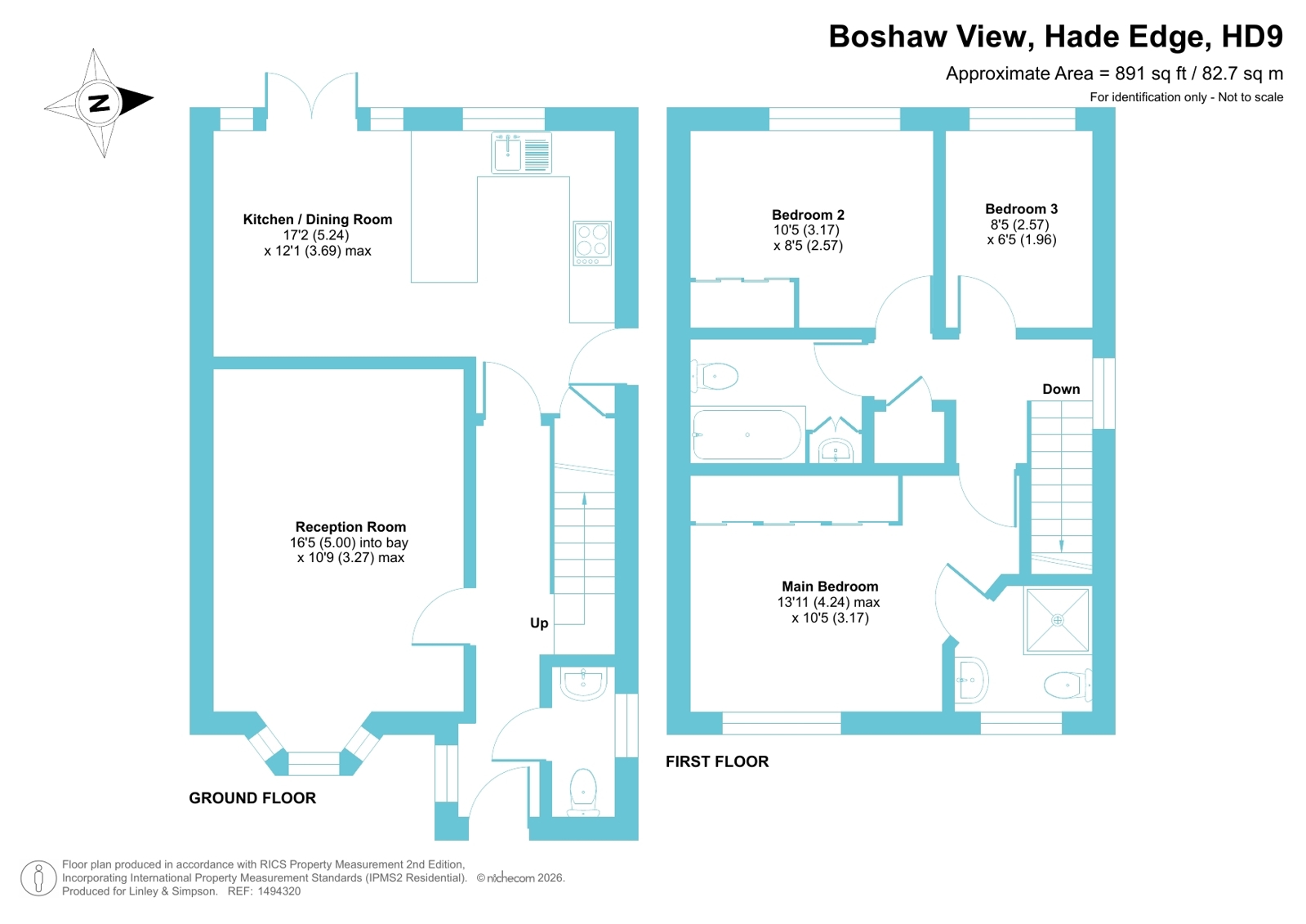 16, Boshaw View, Hade Edge floorplan