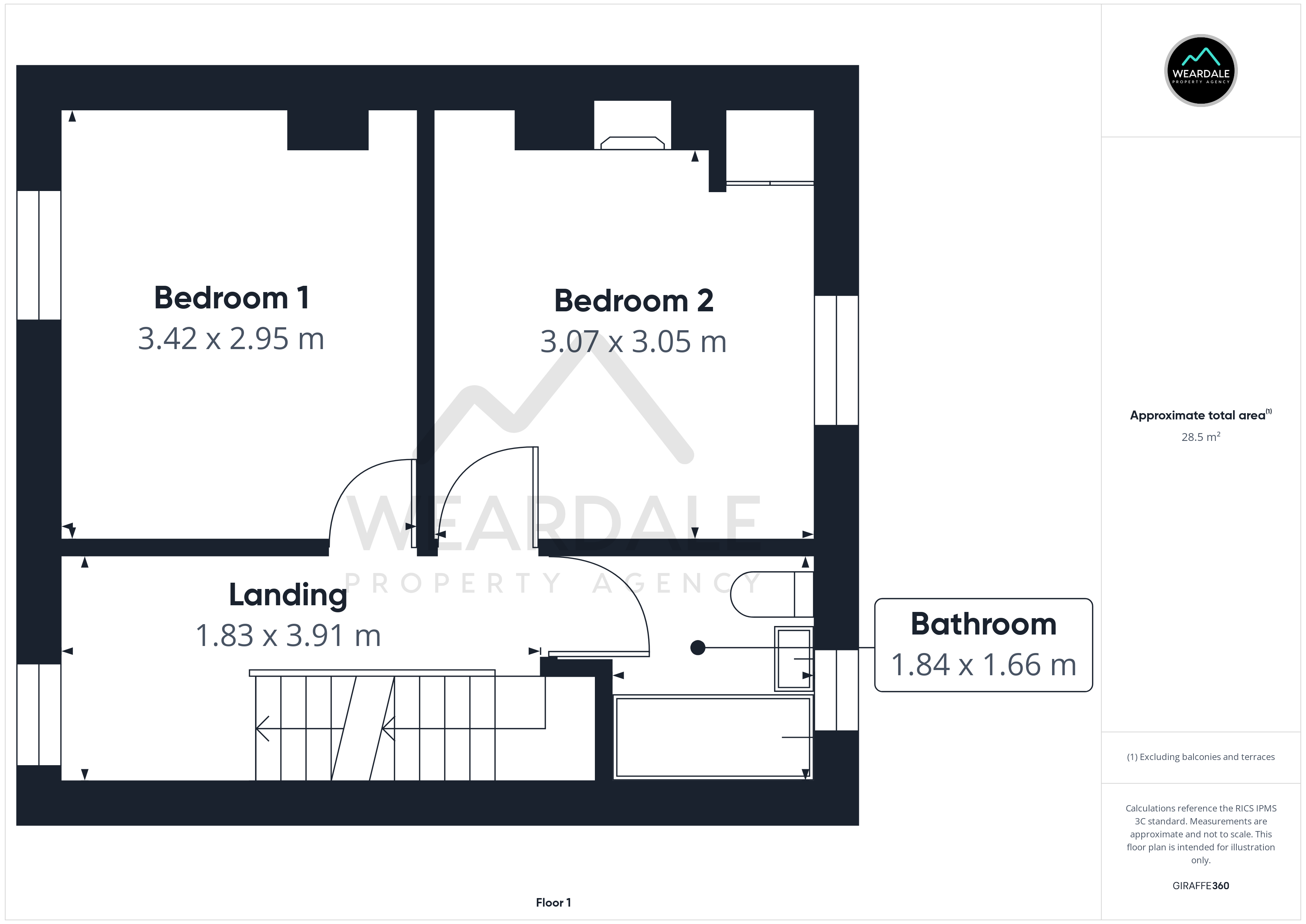 2, Burnside Cottages, Bishop Auckland floorplan