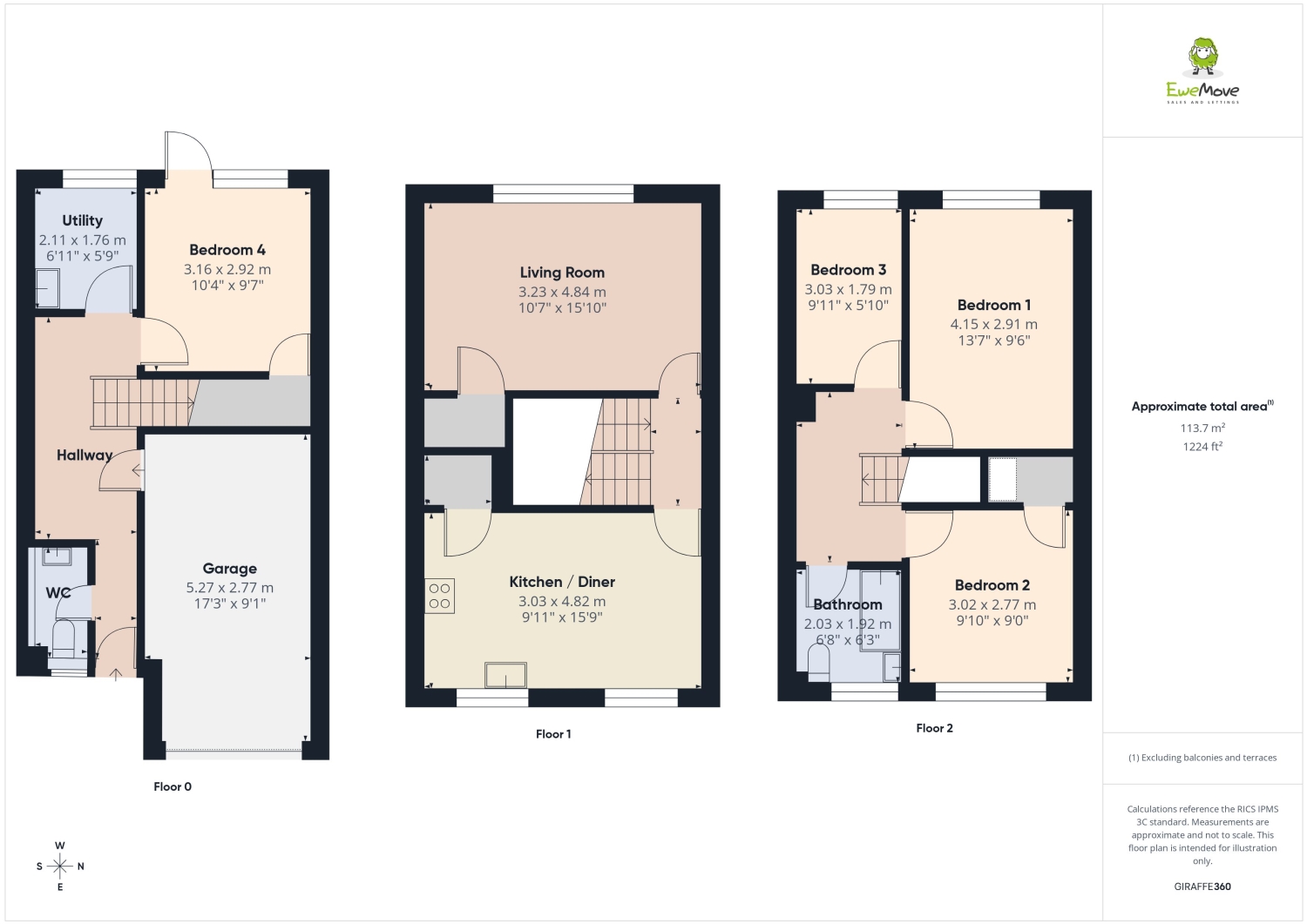 30, Bossard Court, Leighton Buzzard floorplan