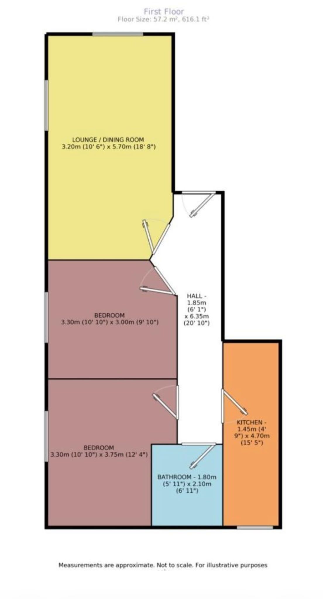34A Bank Street, Lochgelly floorplan