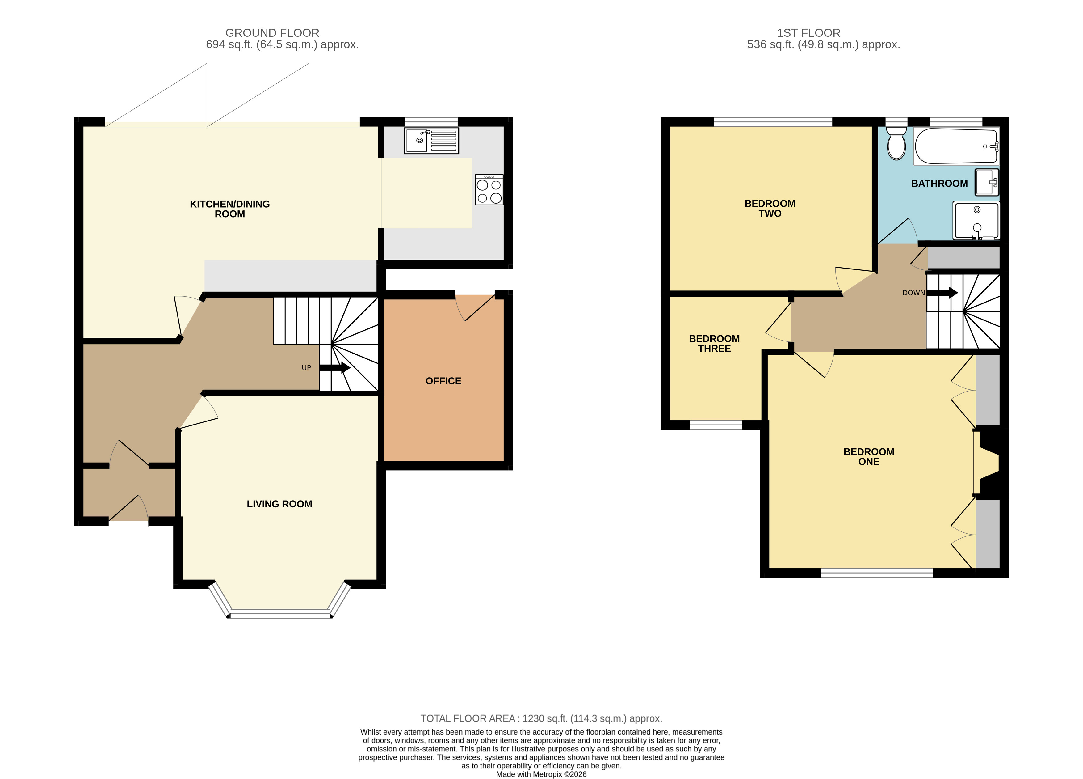 41, Prince Avenue, Essex floorplan