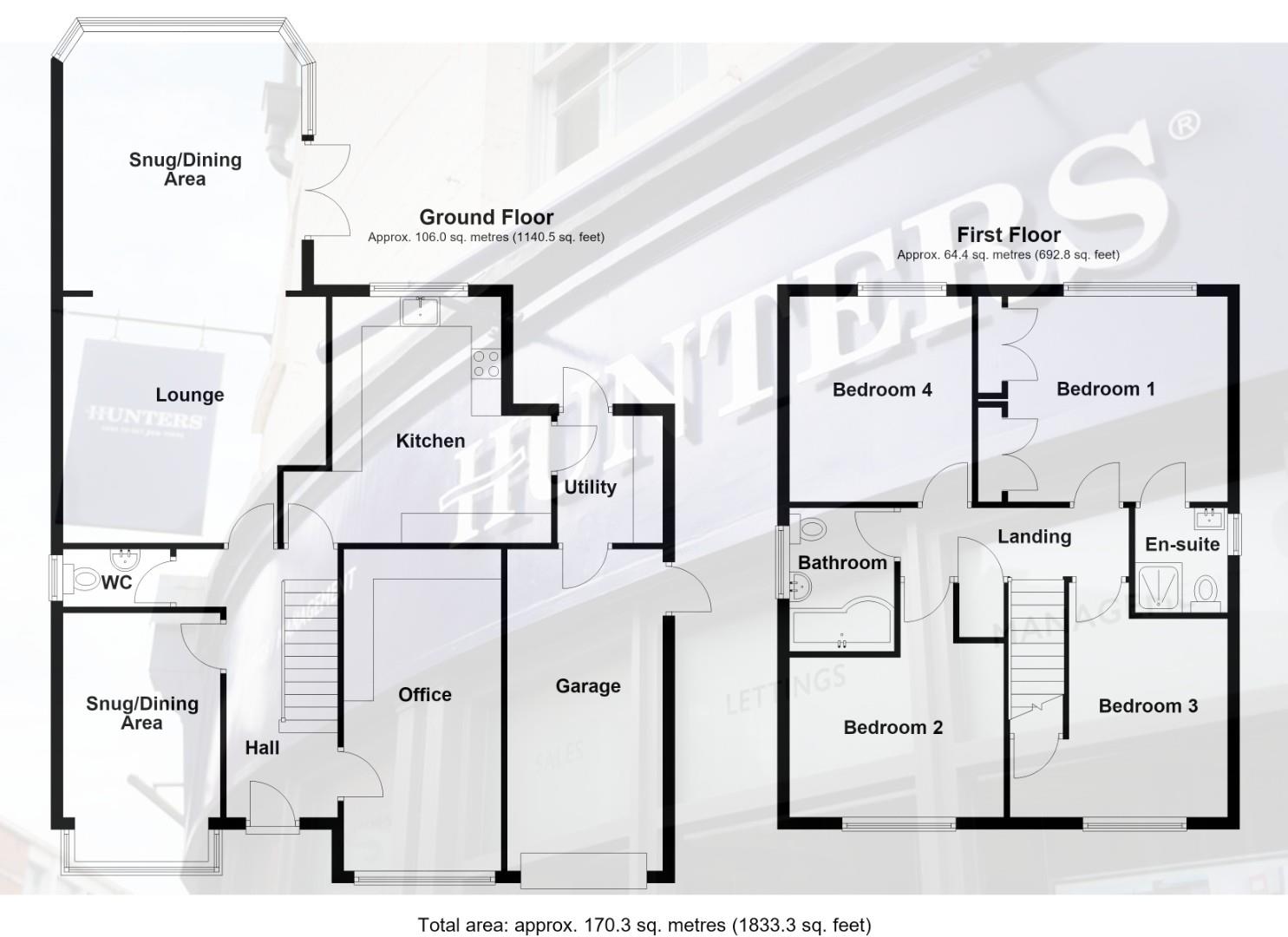10, Campbell Close, Blackburn floorplan