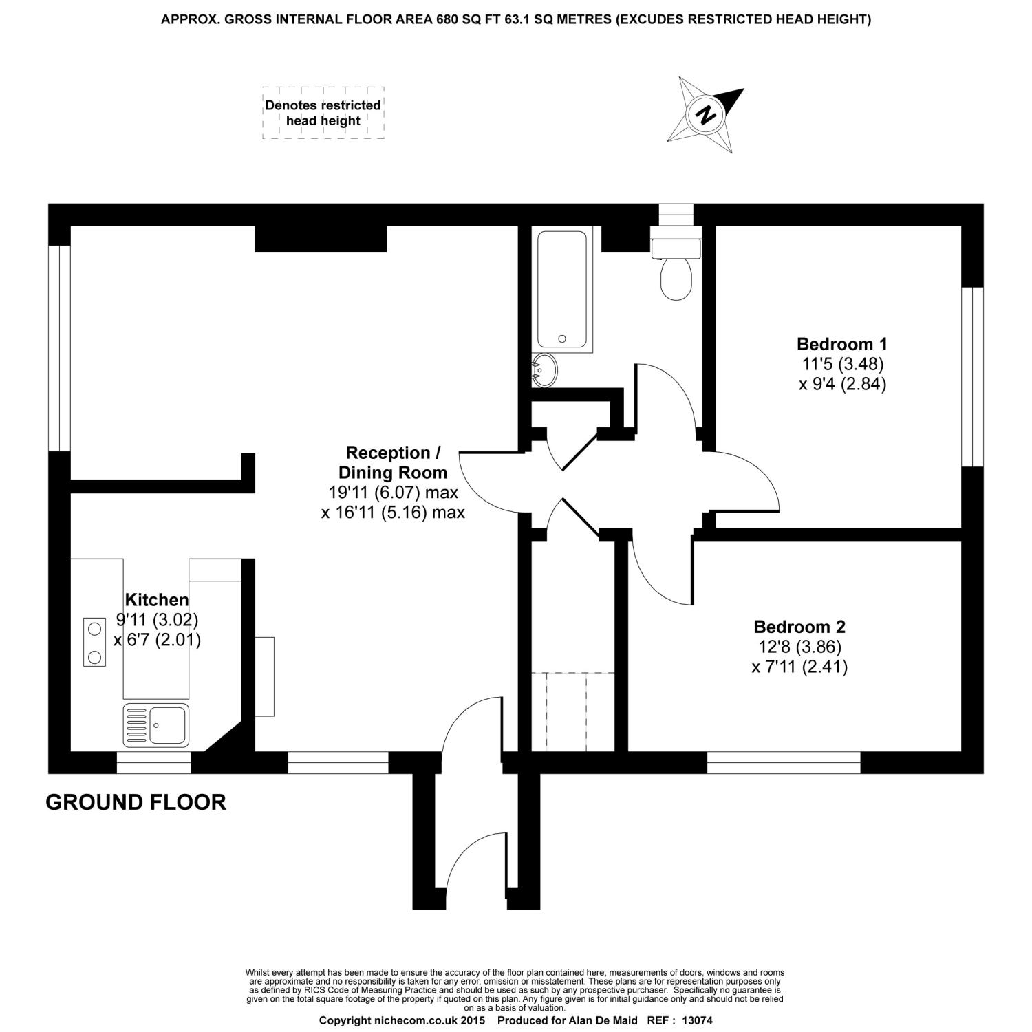 2 Bedrooms Maisonette to rent in Lubbock Court, Chislehurst BR7