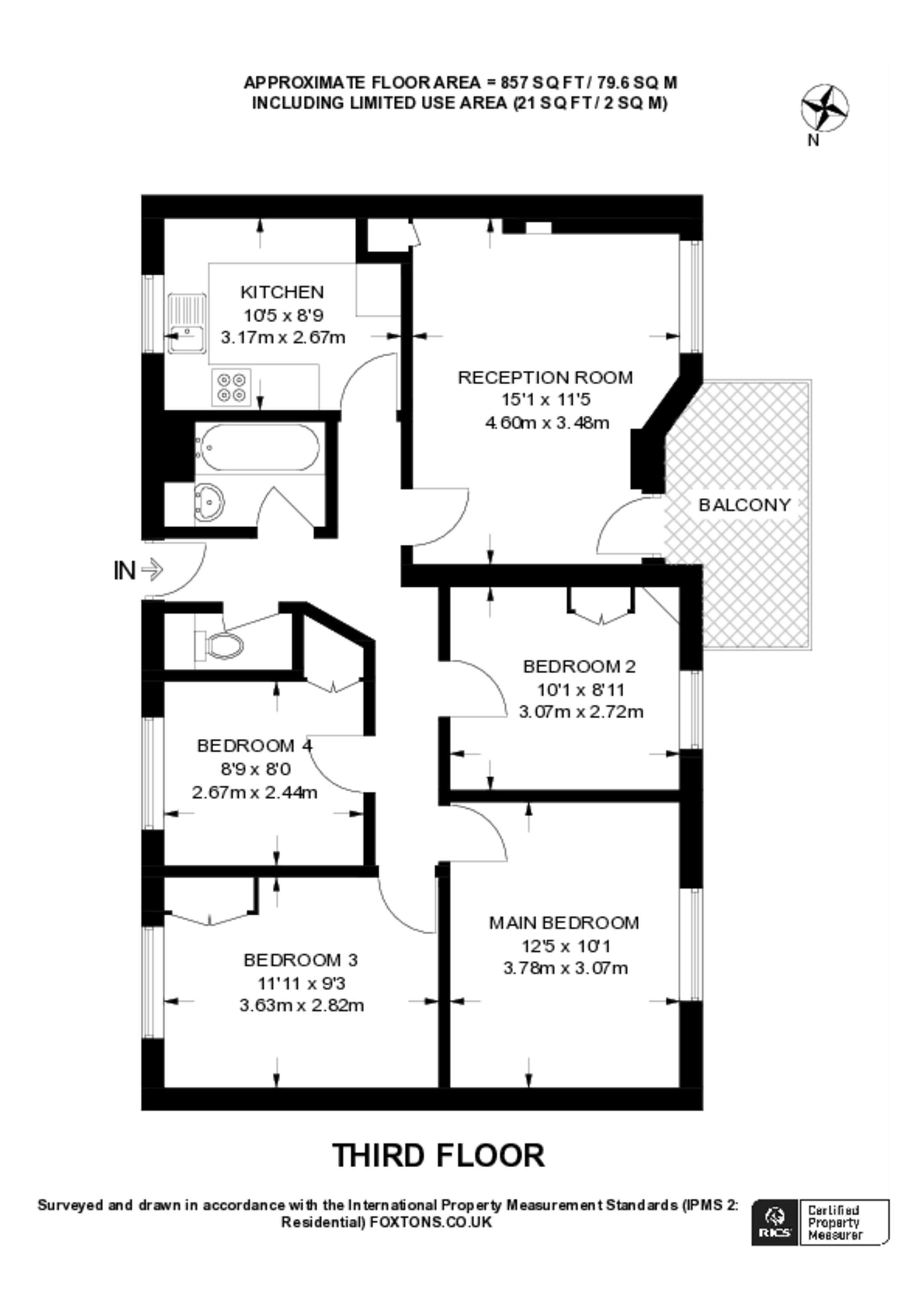 Vernon House, SE11, Vauxhall floorplan