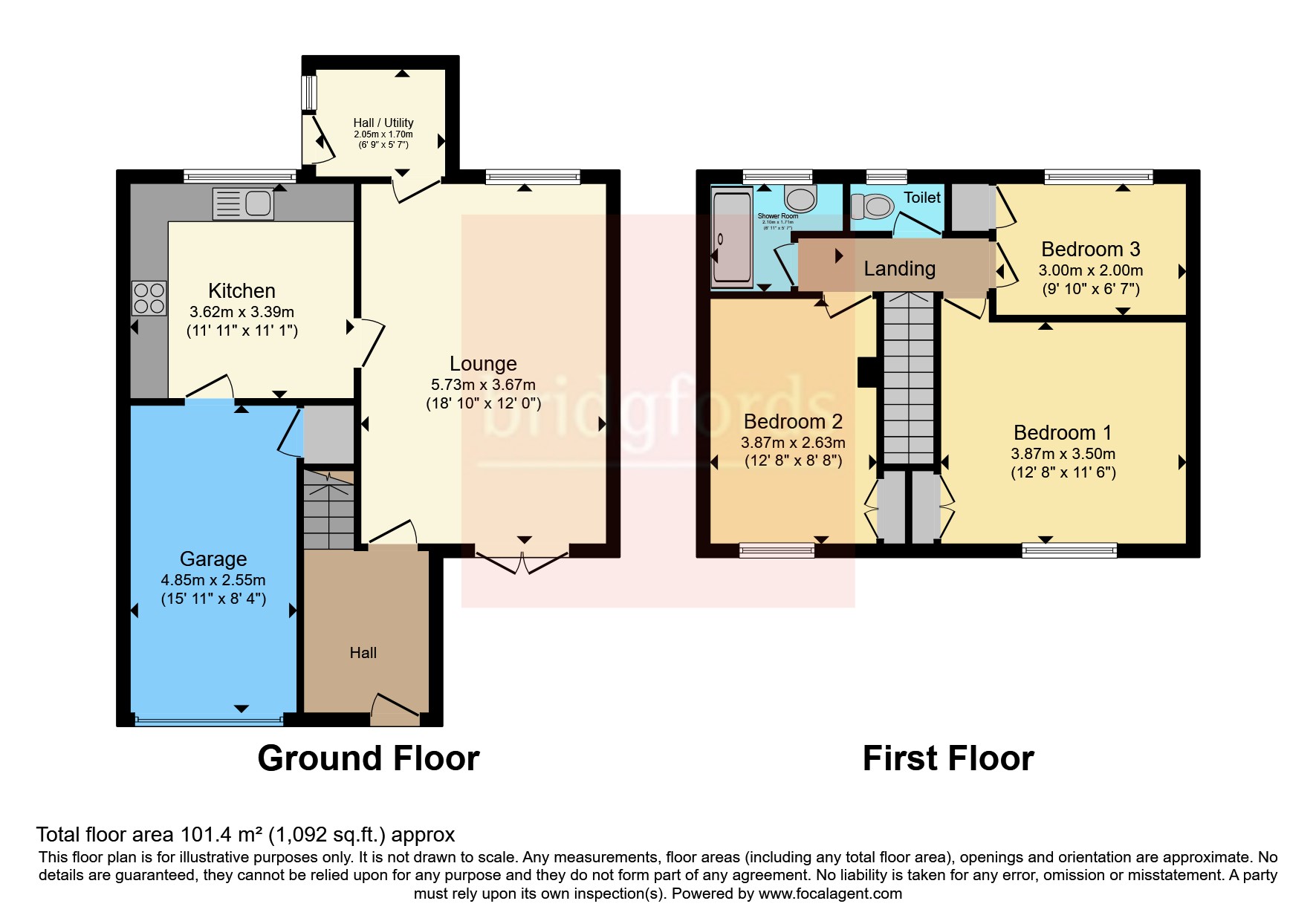 96, Longridge, Cheshire floorplan