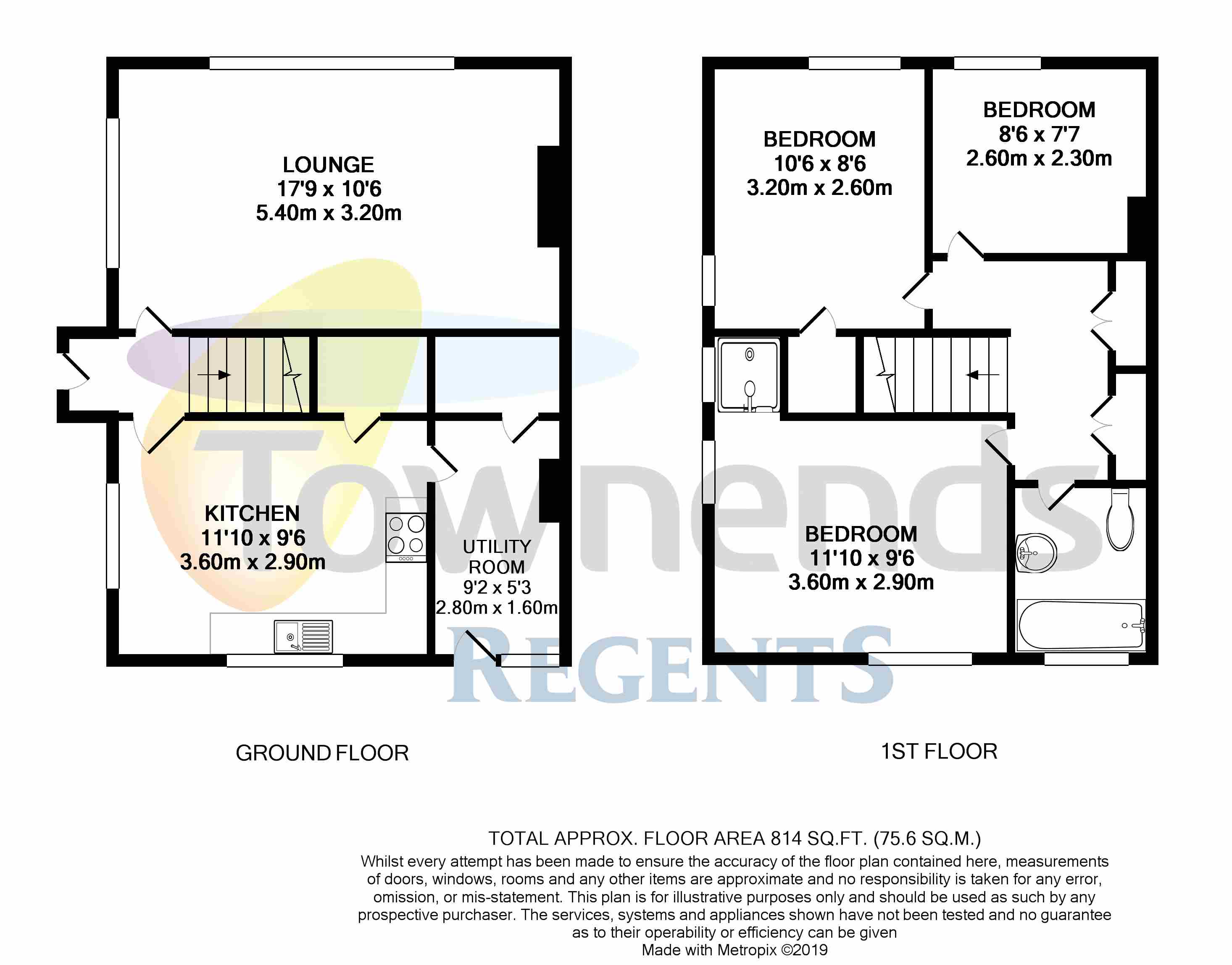 3 Bedrooms End terrace house for sale in Frobisher Gardens, Staines-Upon-Thames, Surrey TW19