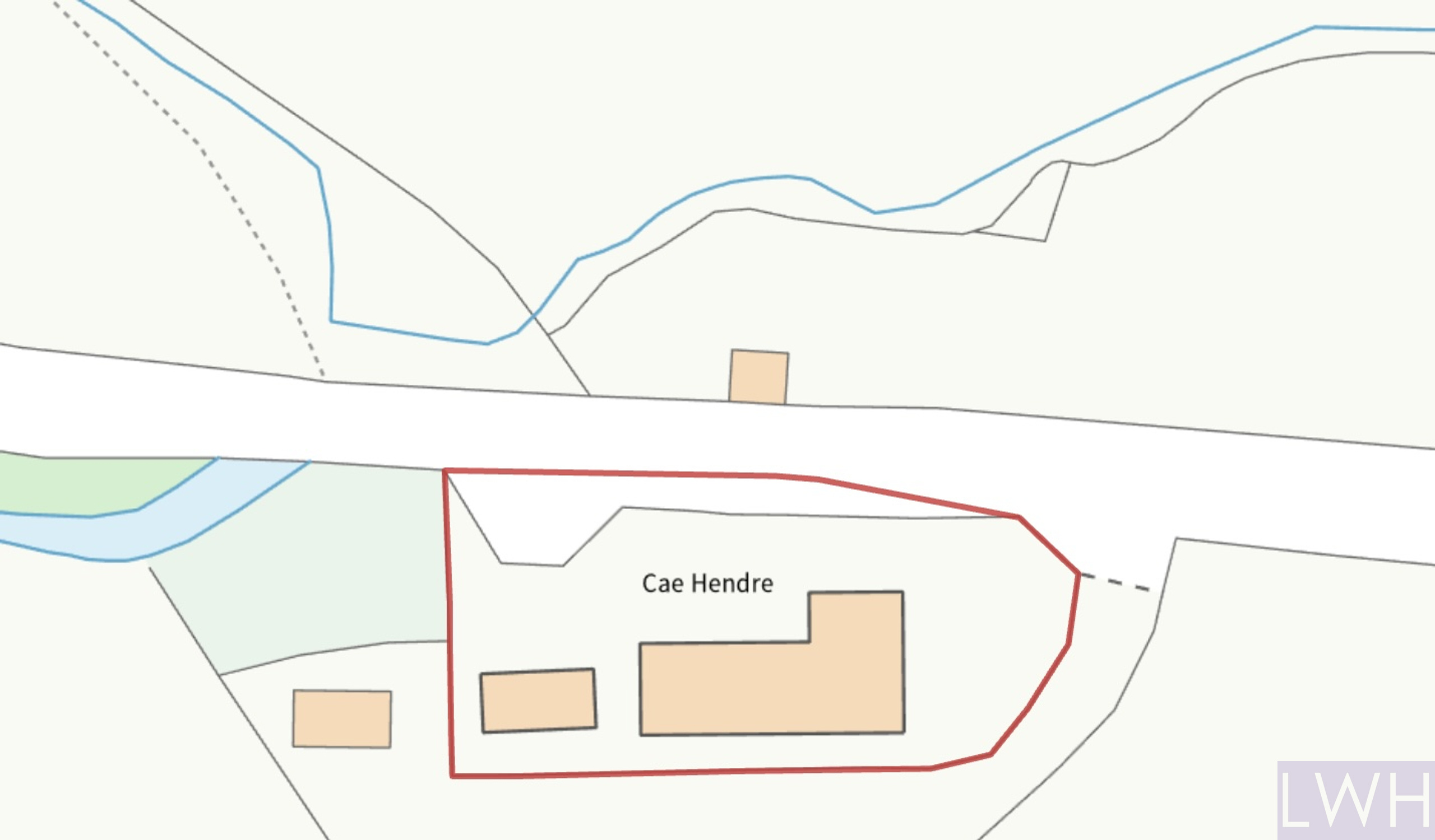 Cae Hendre, Chwilog floorplan