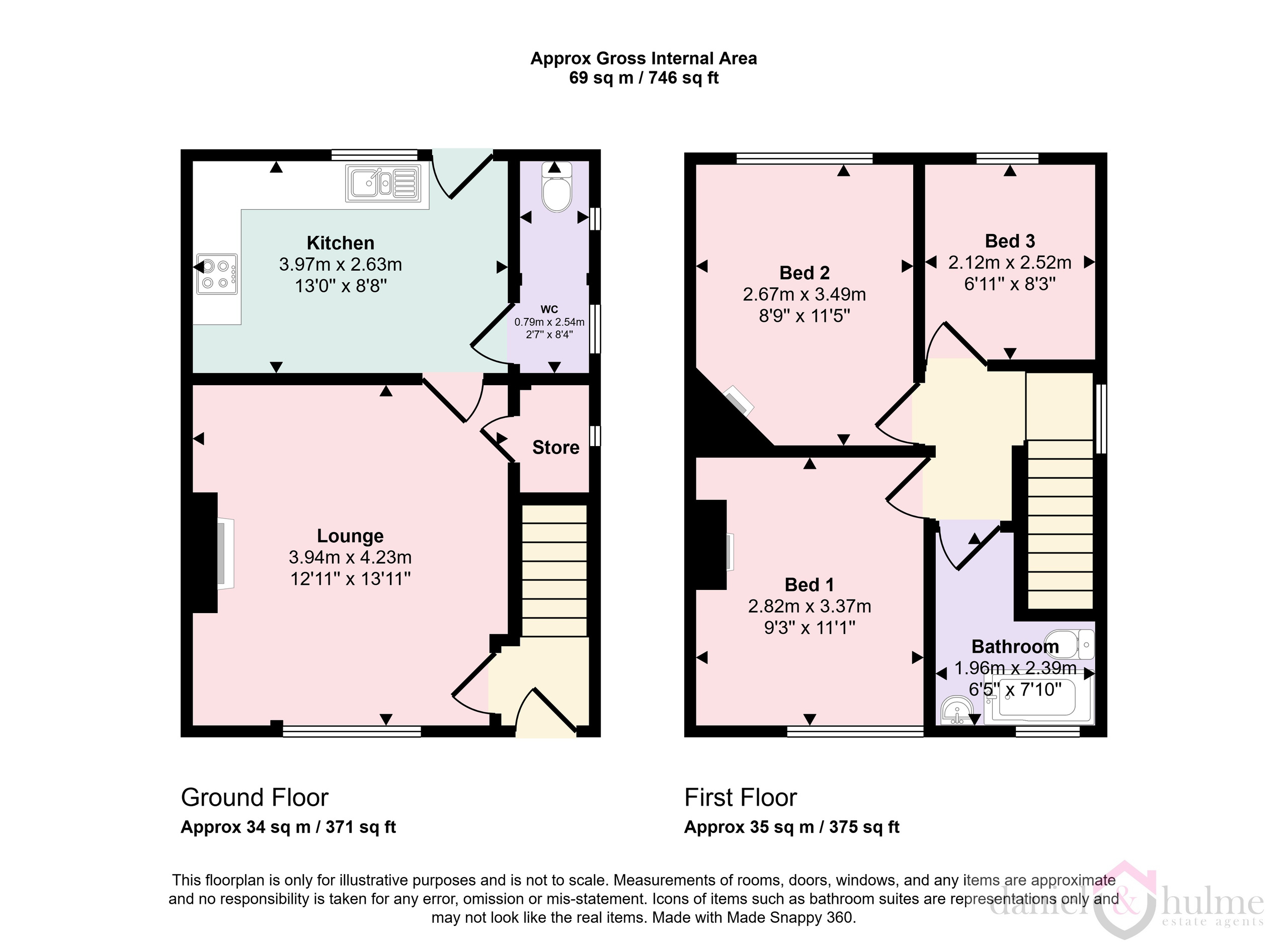 4 Westminster Road, Leek floorplan