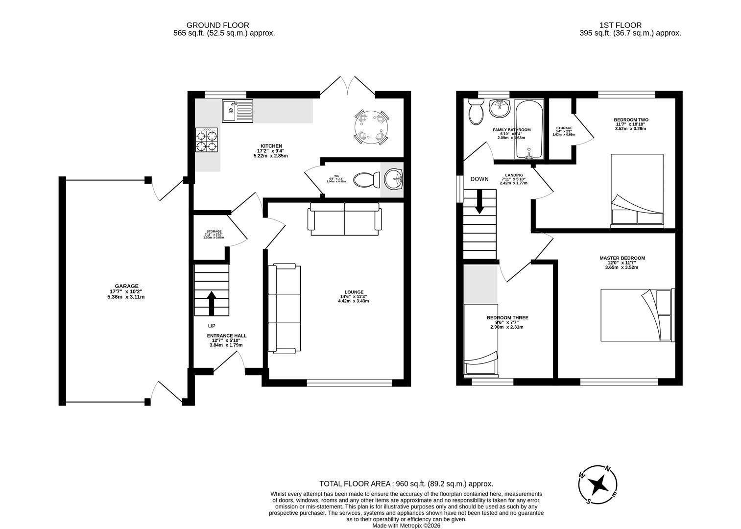 22, Well Orchard, Preston floorplan