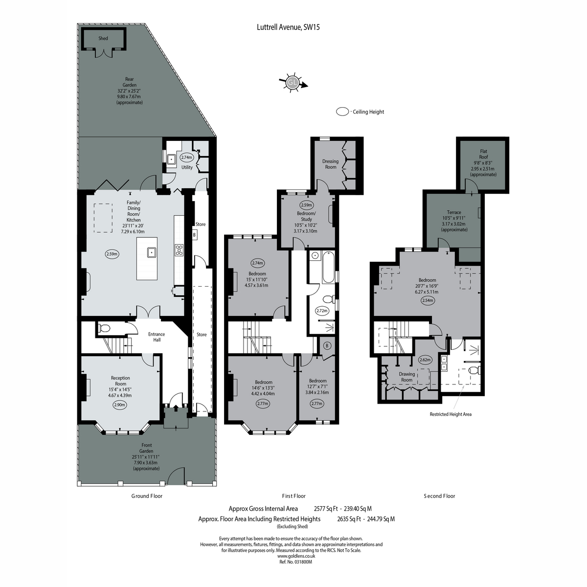 26, Luttrell Avenue, London floorplan
