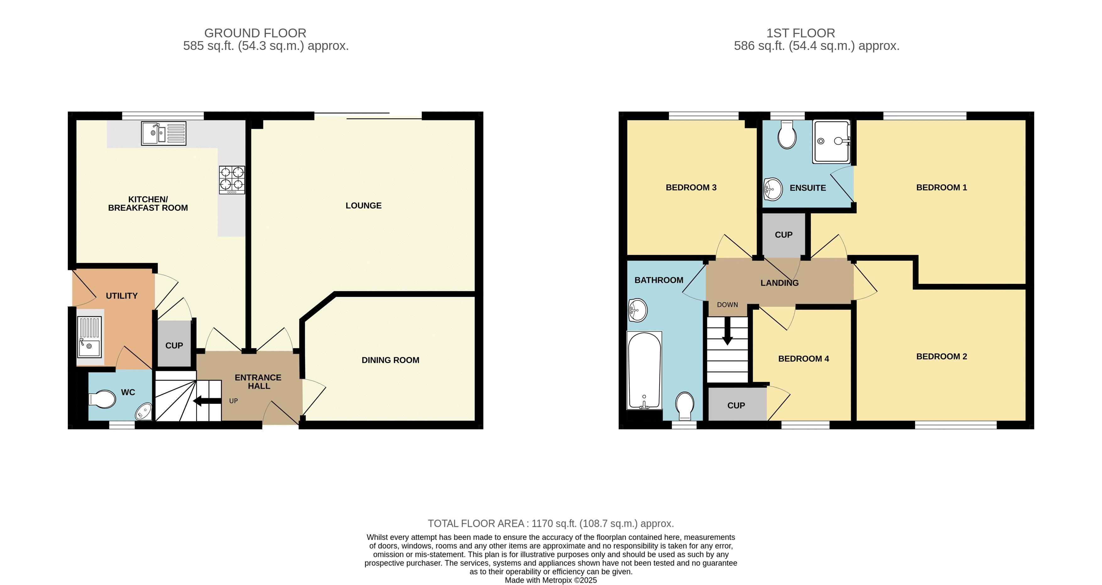 137, Worle Moor Road, Weston-Super-Mare floorplan