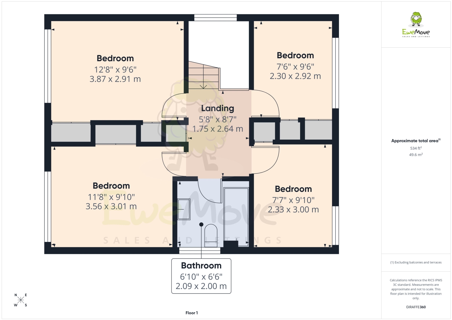 4, CONISTON ROAD, BASINGSTOKE floorplan