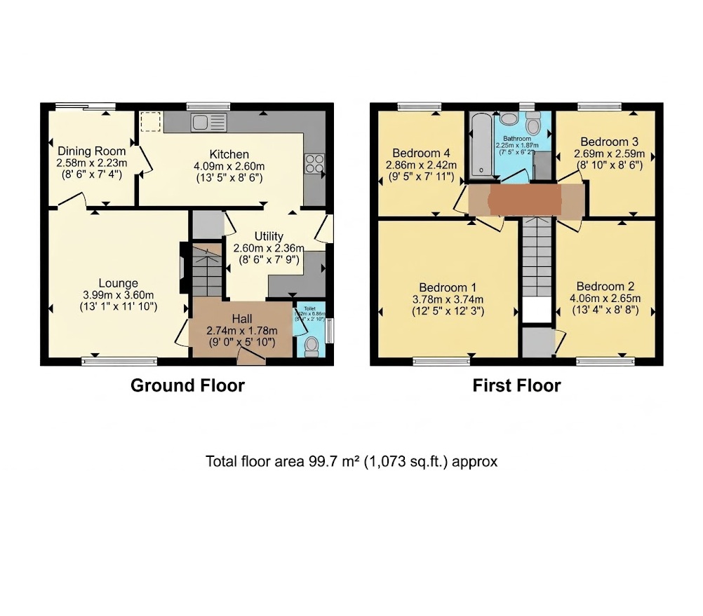 16, Stanley Road, Stevenage floorplan