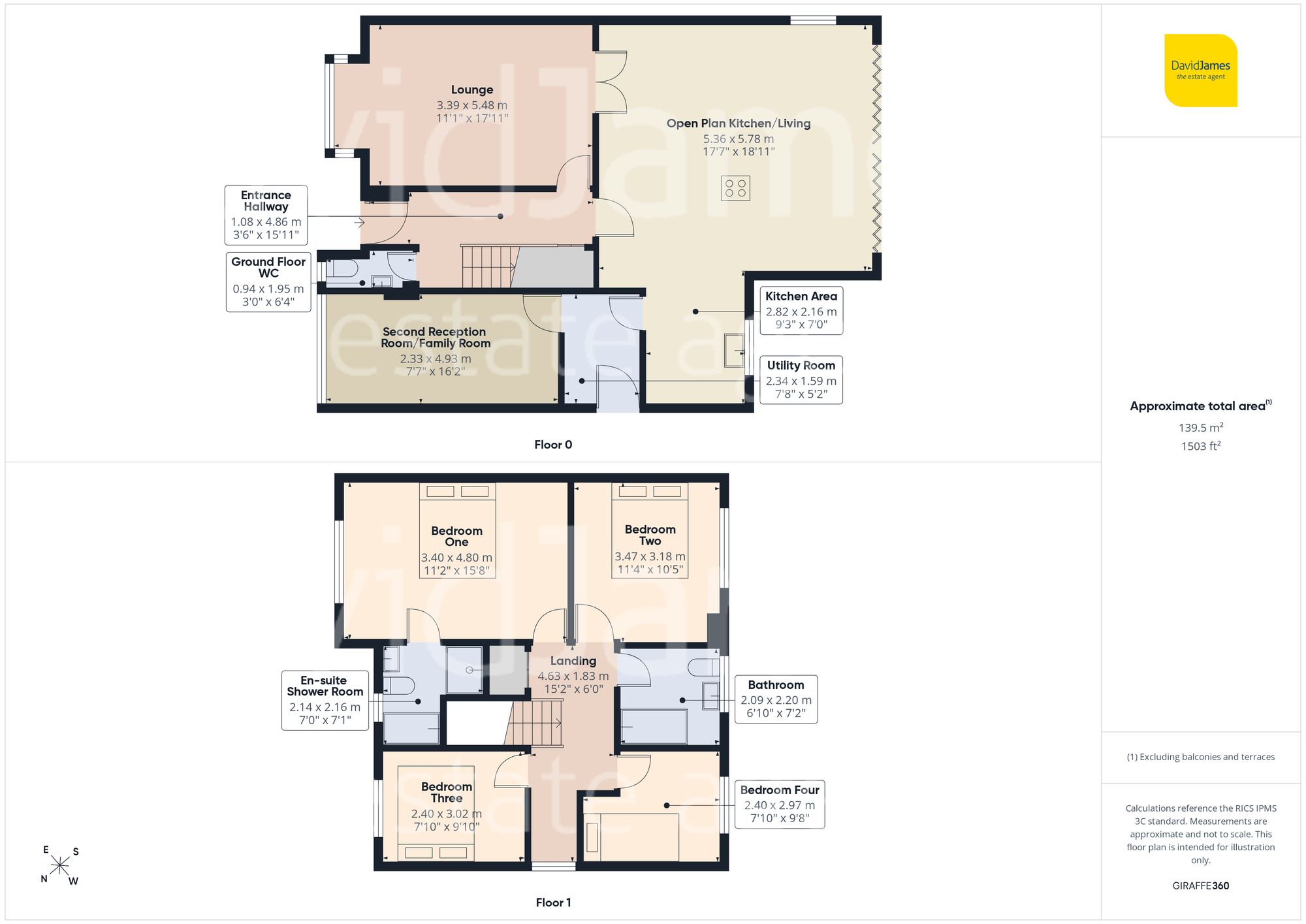 4 Ross Close, Nottingham floorplan