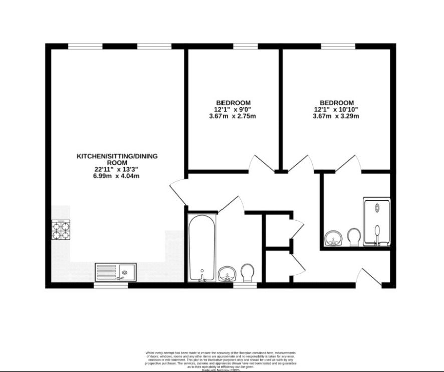 12, Hamilton House, 5, Charteris Close, Aldershot floorplan