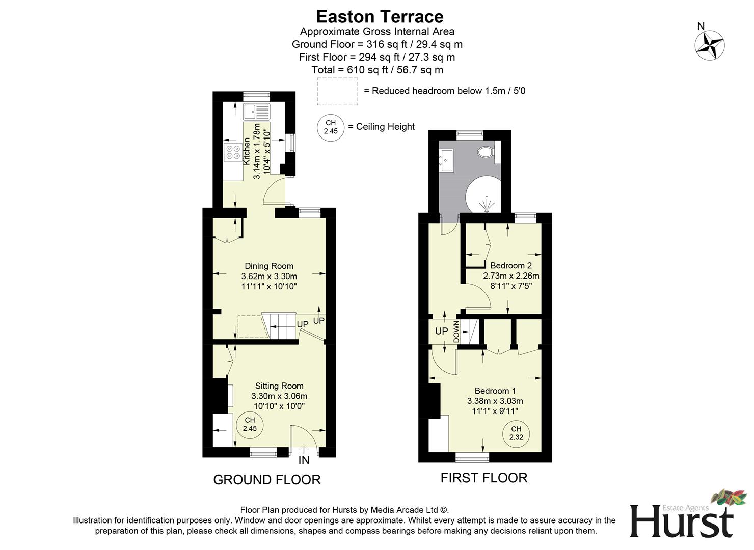 2, Easton Terrace, High Wycombe floorplan