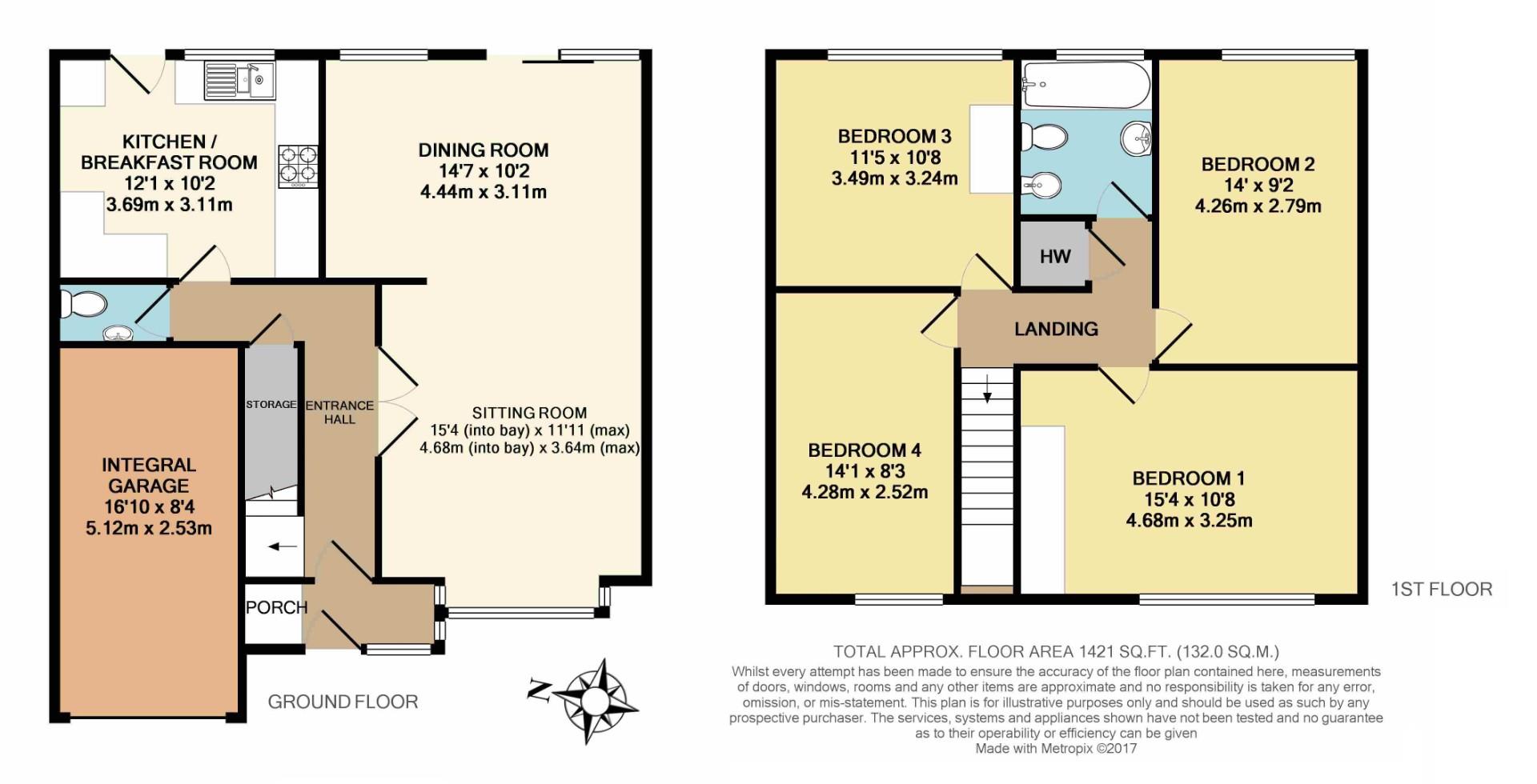 28, Devonshire Close, Amersham floorplan
